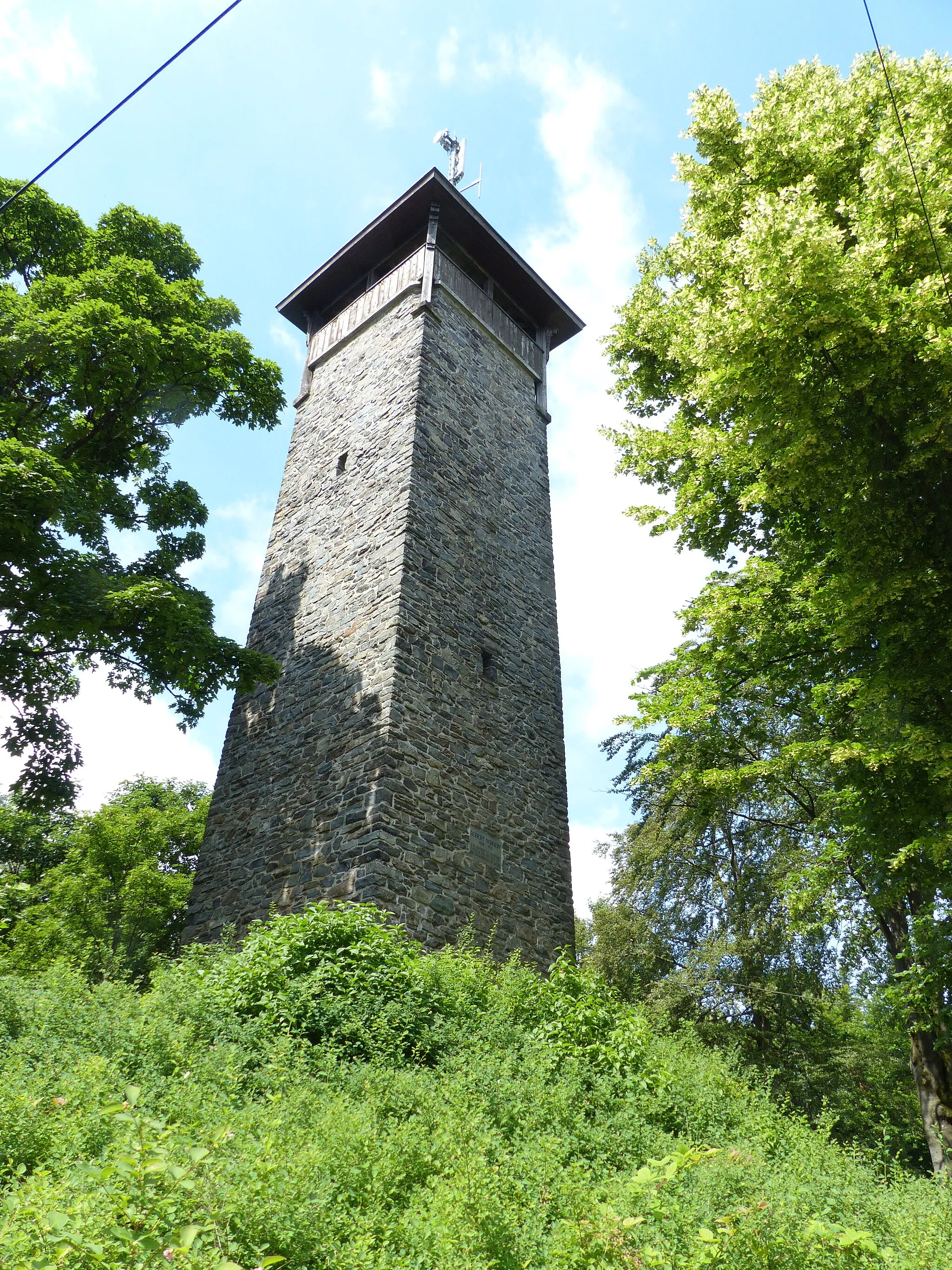 Photo showing: Ansicht vom Weißensteinturm