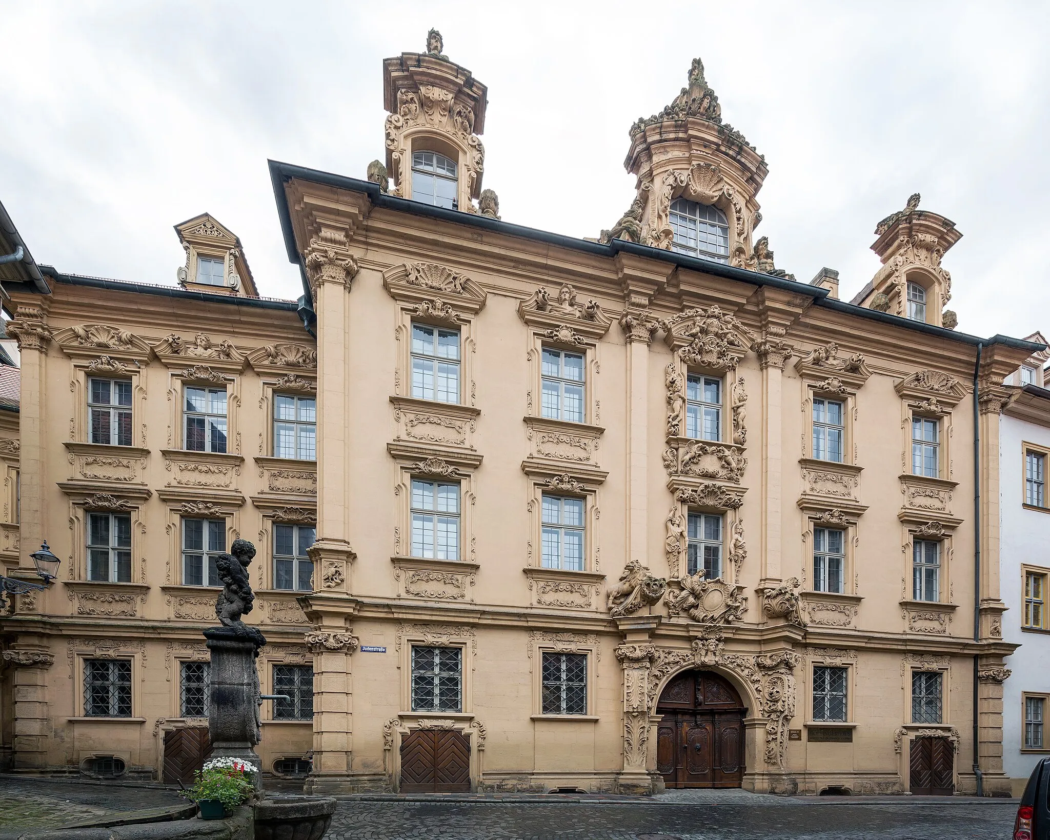 Photo showing: Bamberg: Judenstraße (Jews Street) 14 as seen from the northeast