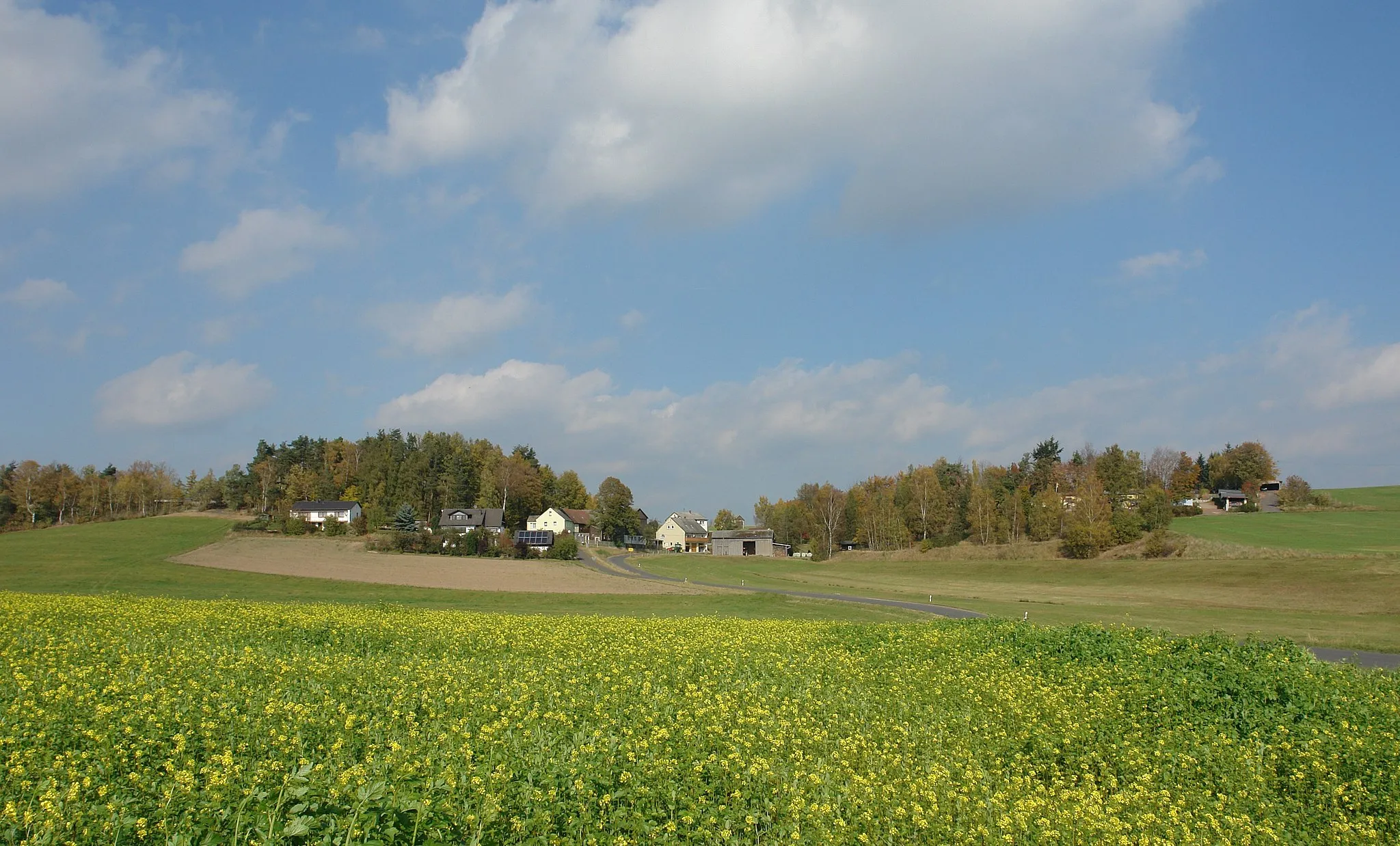 Photo showing: Neuenreuth bei Thiersheim - Blick von Süden