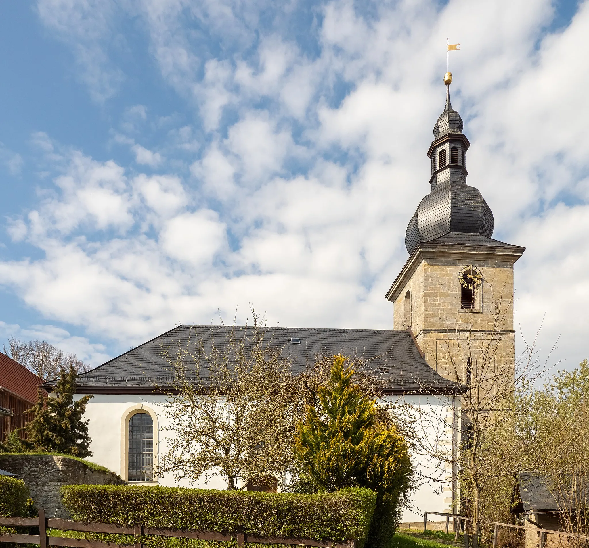 Photo showing: Protestant branch church in Alladorf