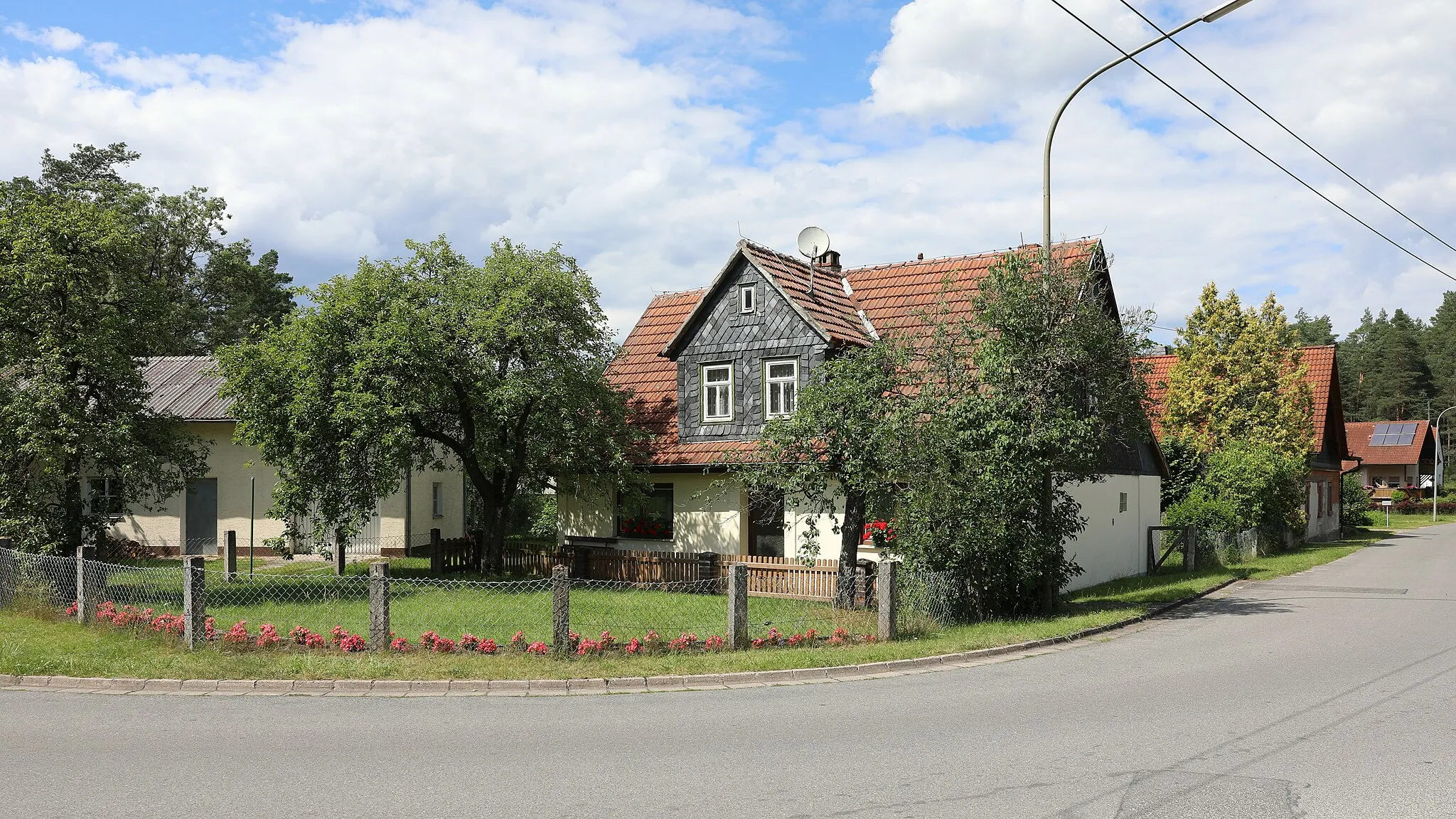 Photo showing: Ortsansicht Bächlein, Ot Mitwitz