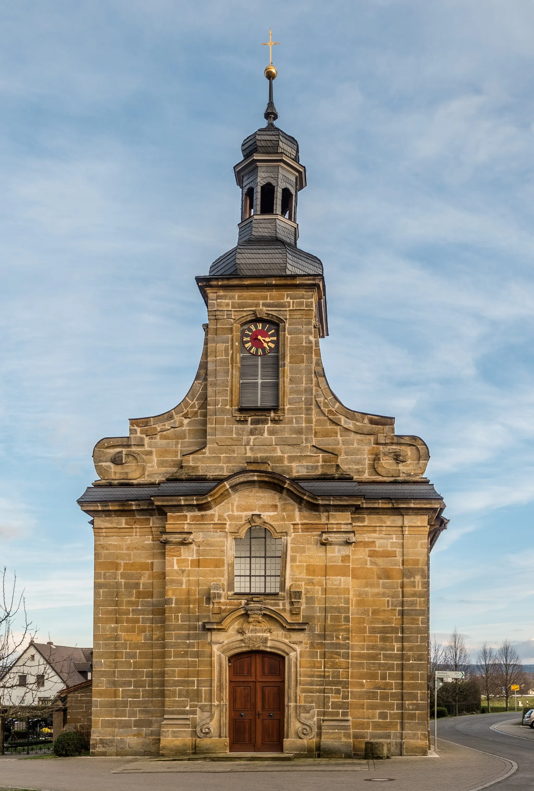 Photo showing: St.Laurentius Kirche in Oberbrunn