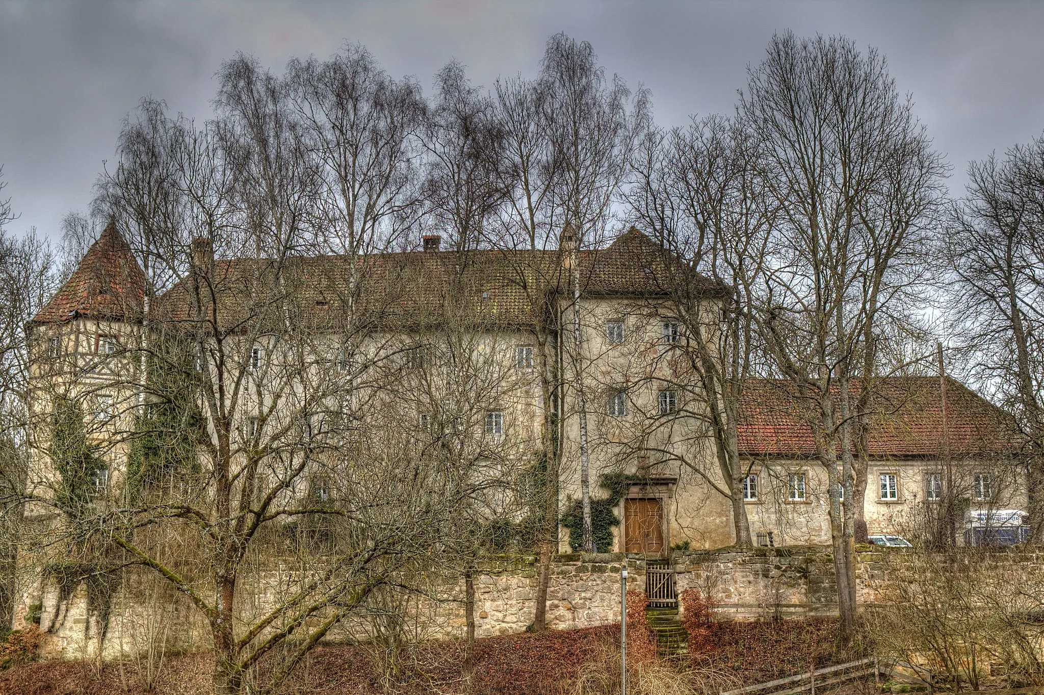 Photo showing: HDR-Image of "Schloss Wildenroth" (Burgkunstadt, Bavaria)