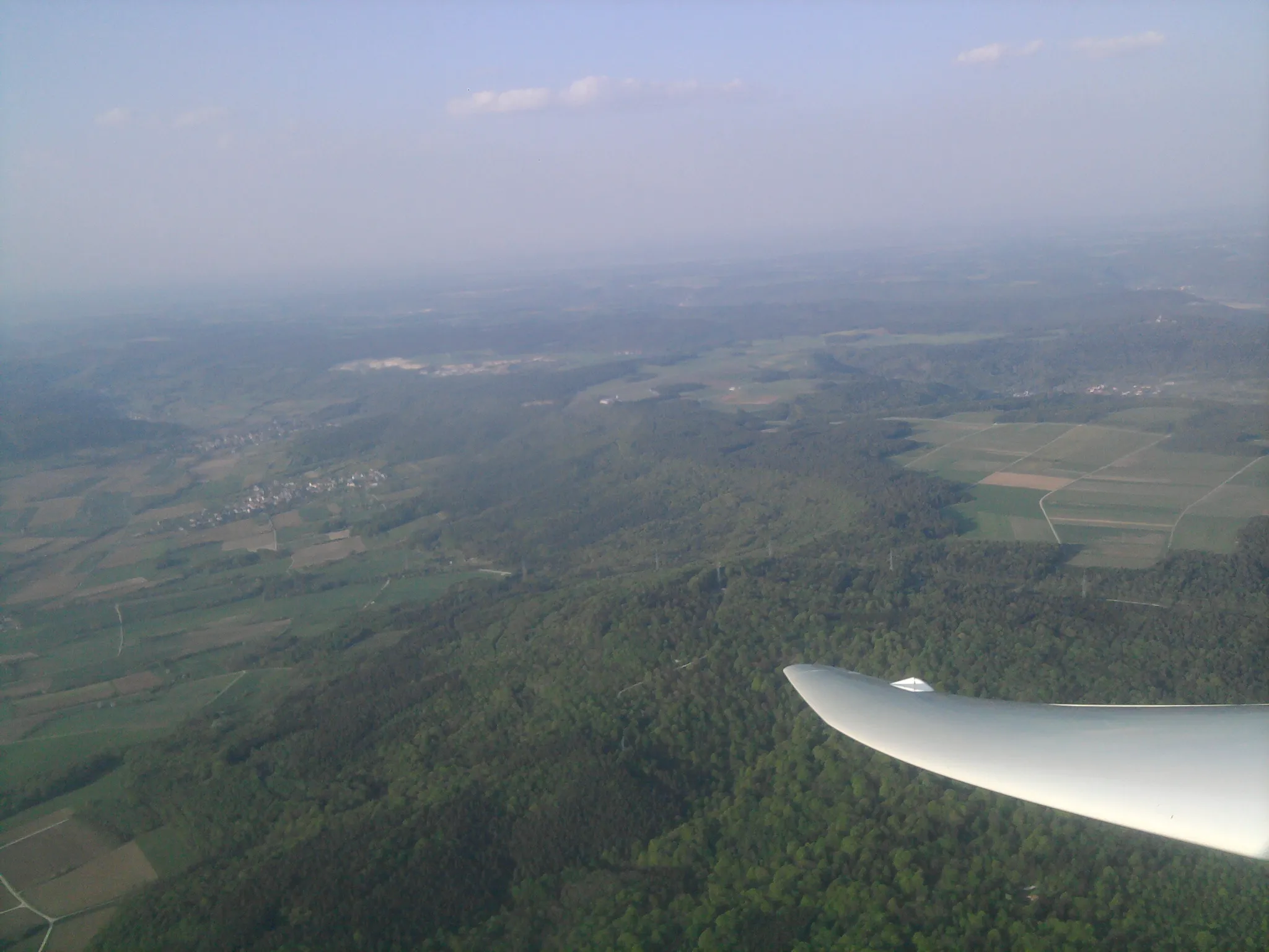 Photo showing: Luftbild Lange Meile von Südwesten