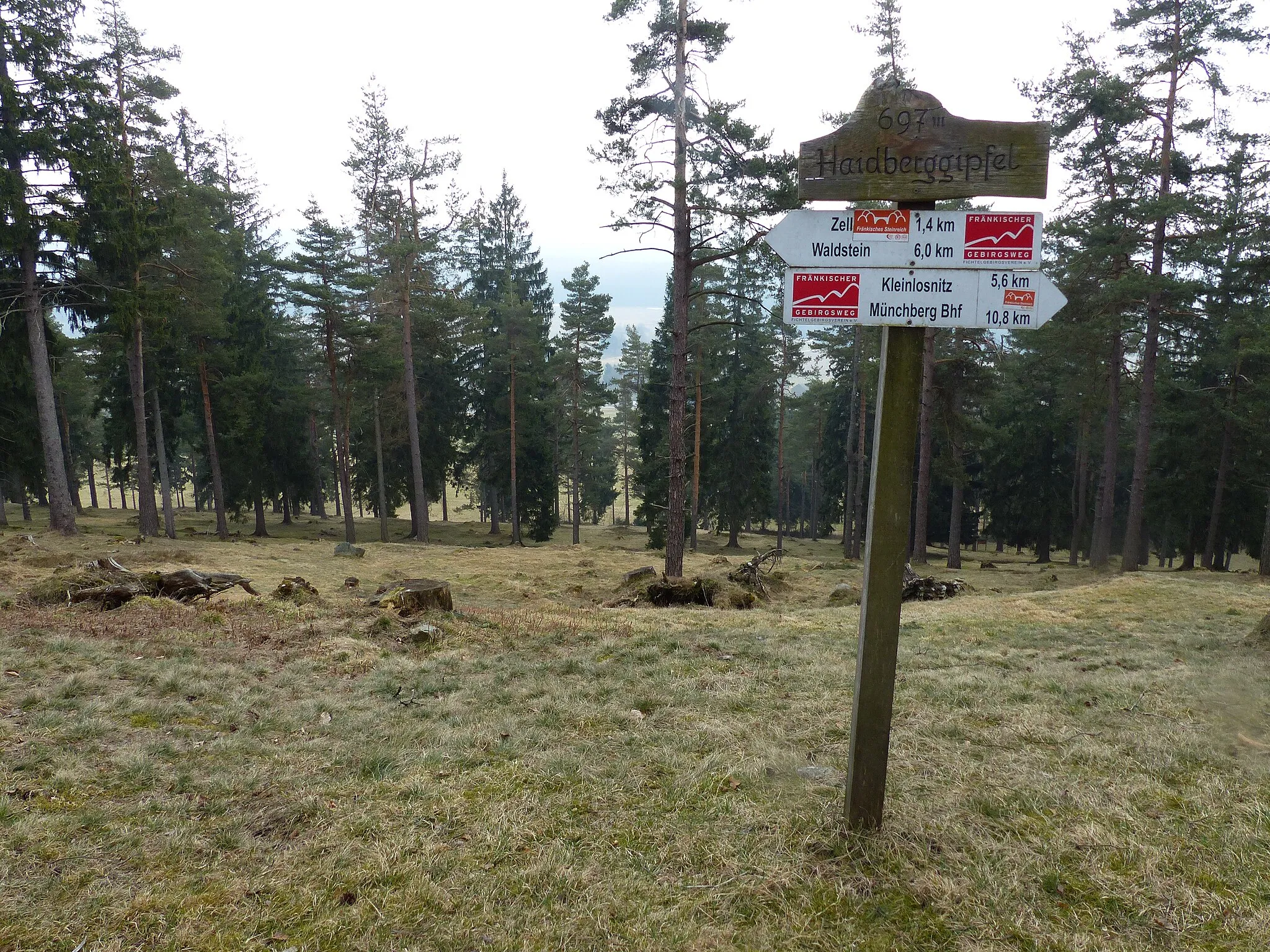 Photo showing: Haidberg bei Zell im Fichtelgebirge, Geotop und Berg