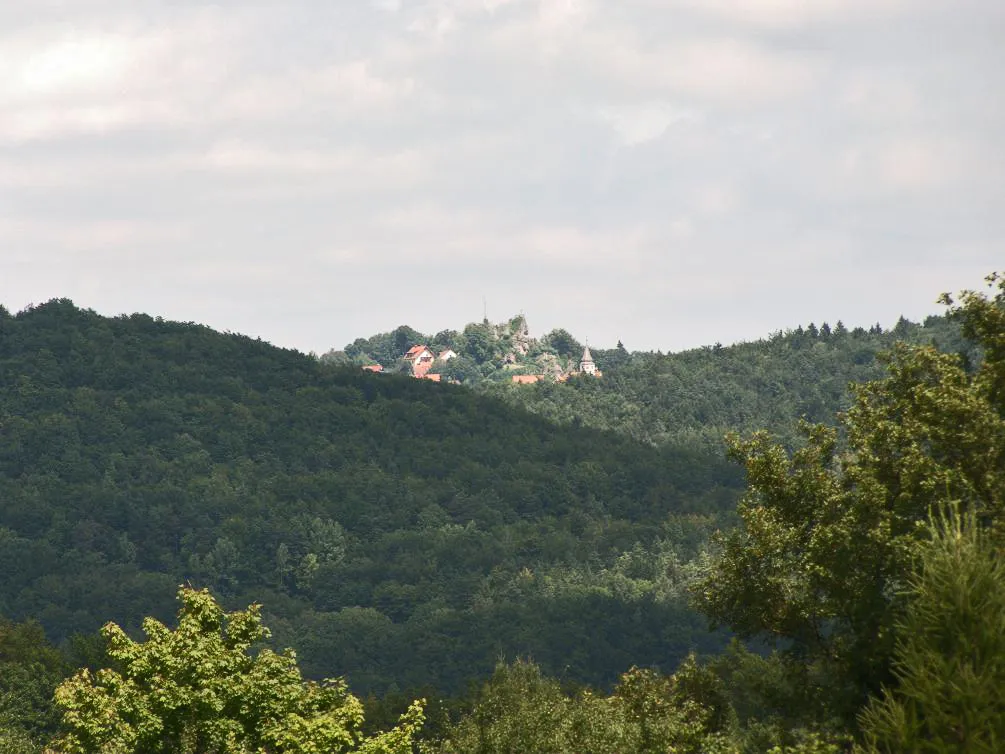 Photo showing: Blick nach Wichsenstein, Kreis Gößweinstein, in der Fränkischen Schweiz