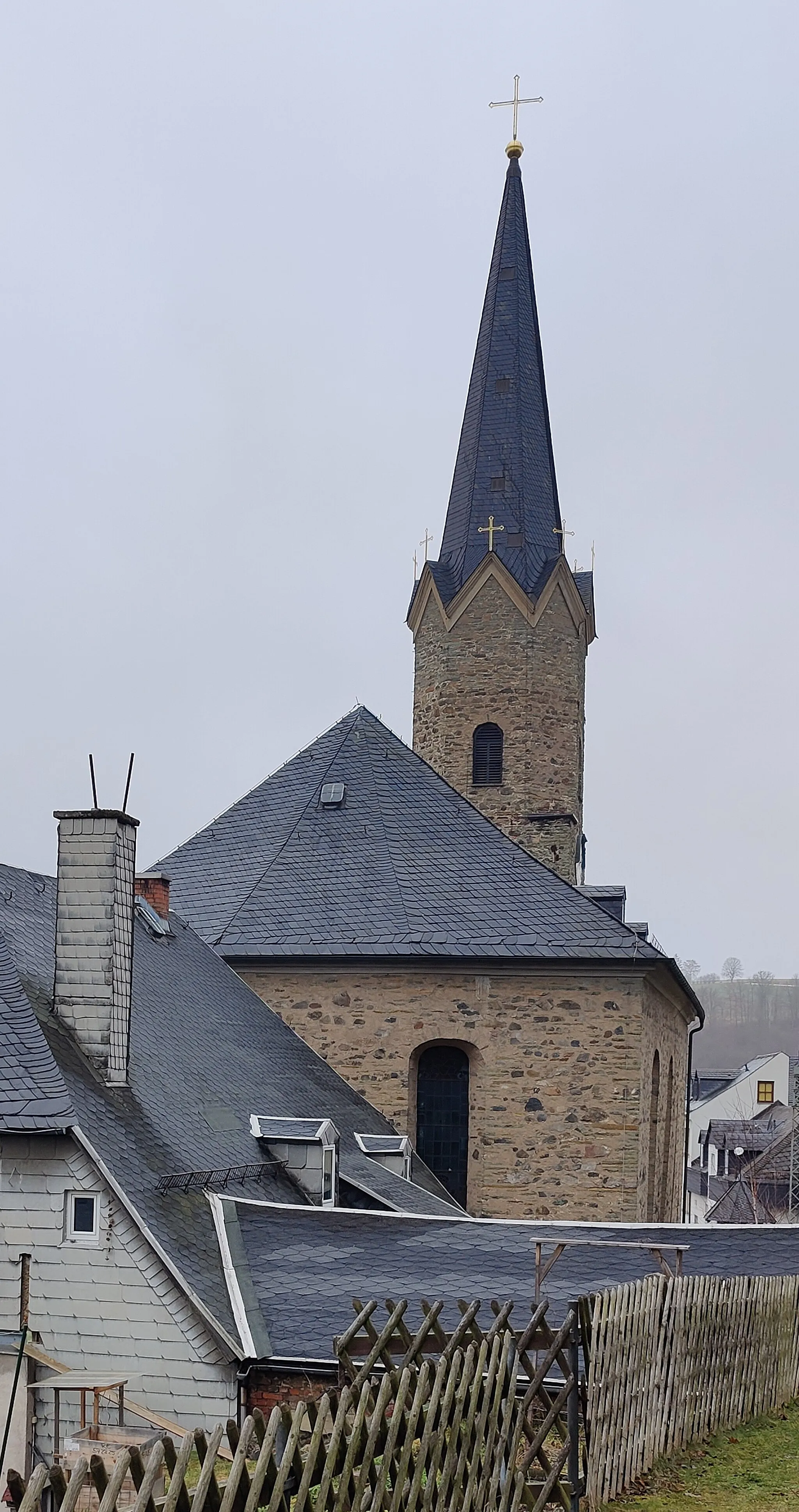 Photo showing: Evangelisch-lutherische St.-Katharinenkirche Hirschberg, Thüringen, Deutschland