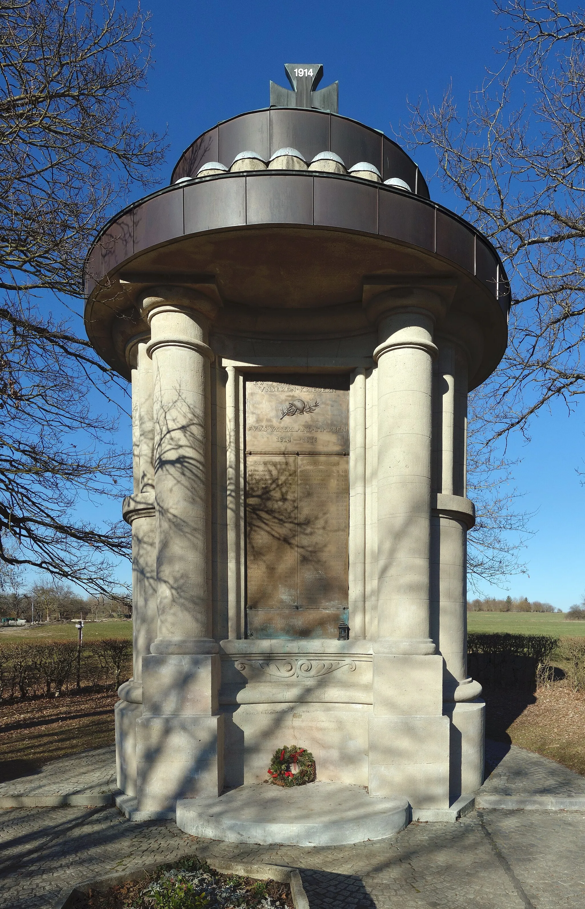 Photo showing: The war memorial in Gräfenberg