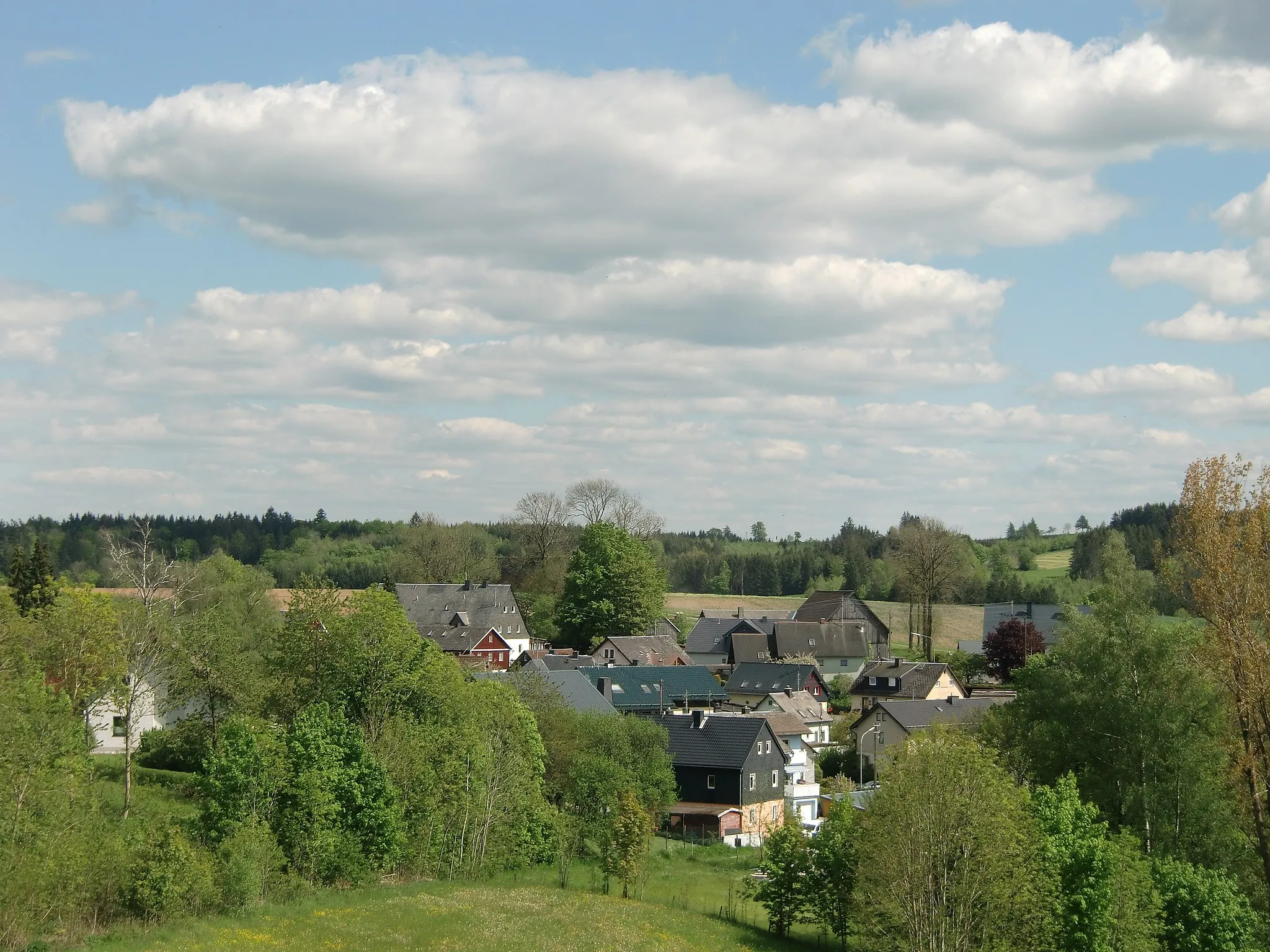Photo showing: Village view of the Presseck district Elbersreuth