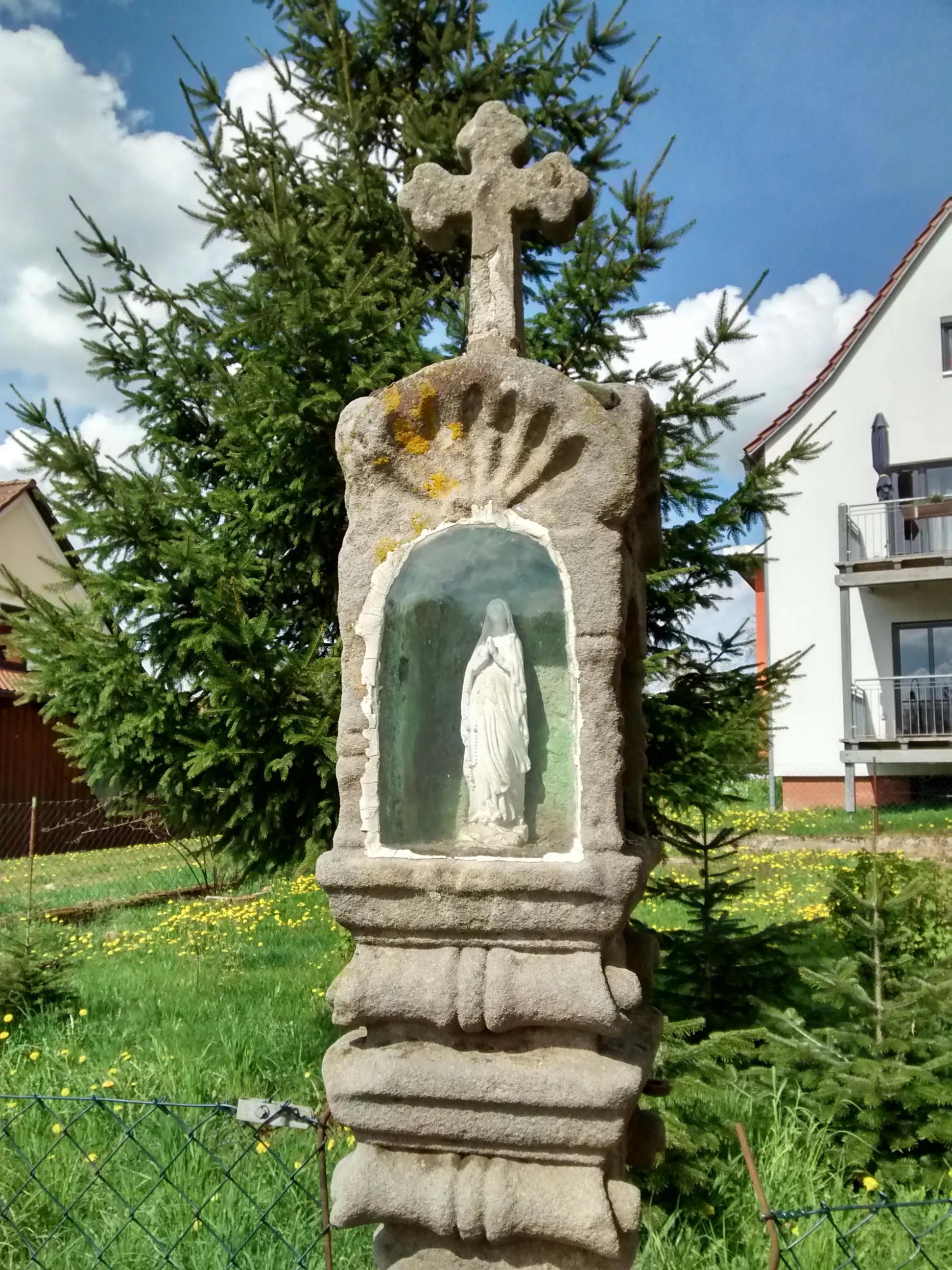 Photo showing: Wegkreuz in Ebersbach