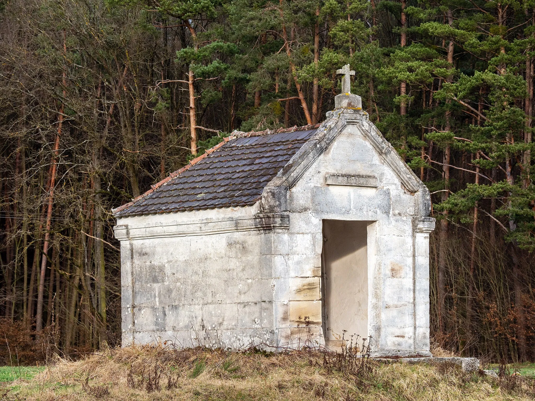 Photo showing: Way chapel in Poppendorf