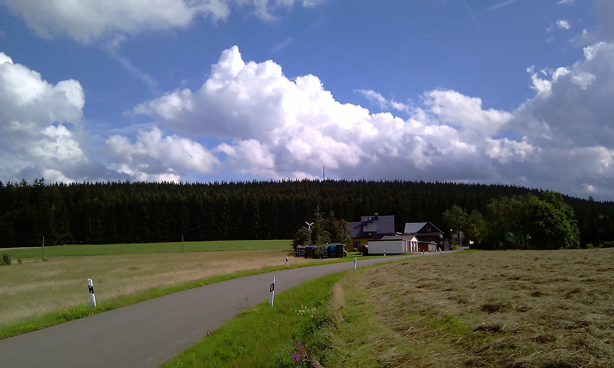 Photo showing: de:Schneidberg as seen from Hertwegsgrün