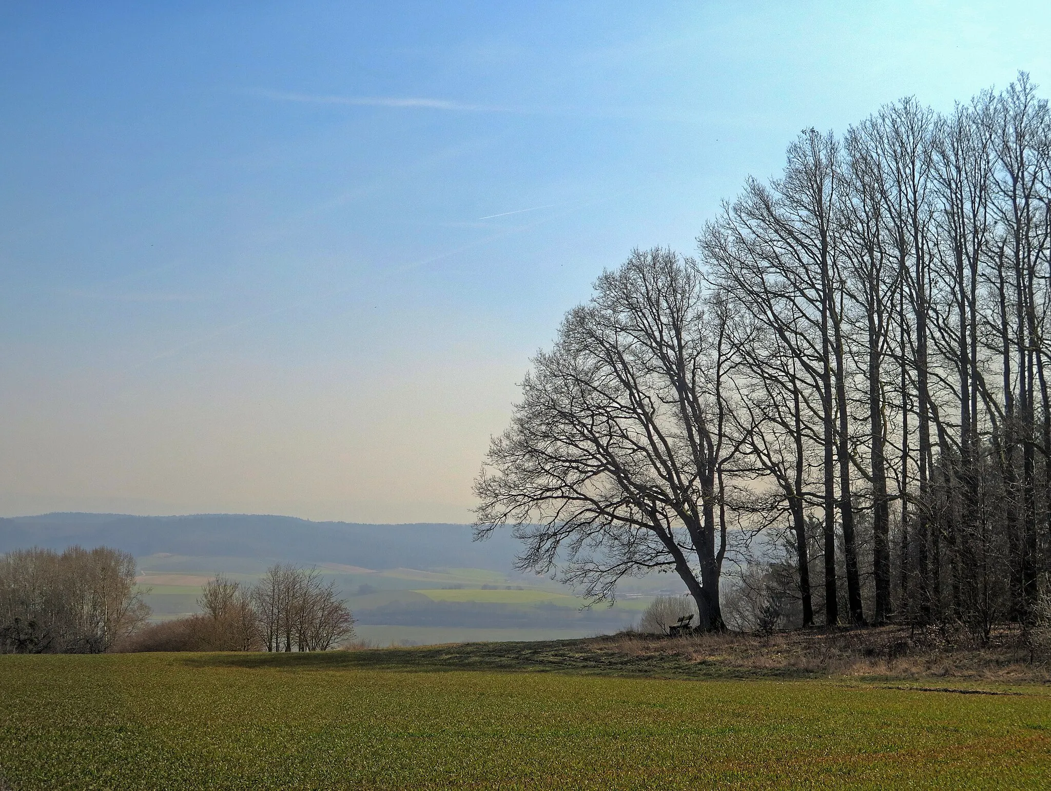 Photo showing: Am Bretzenstein über dem Itzgrund