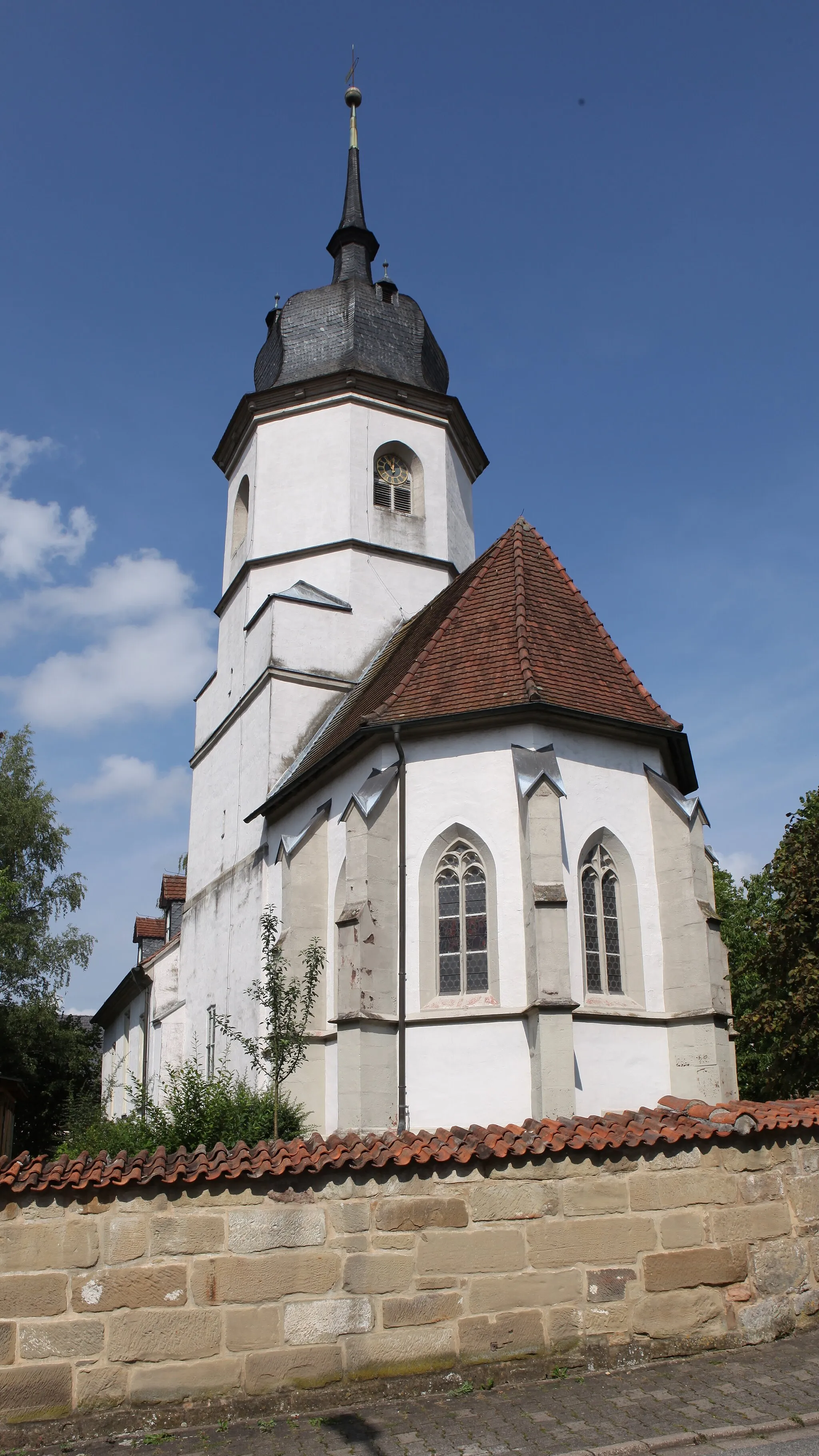 Photo showing: Großwalbur, St. Oswald