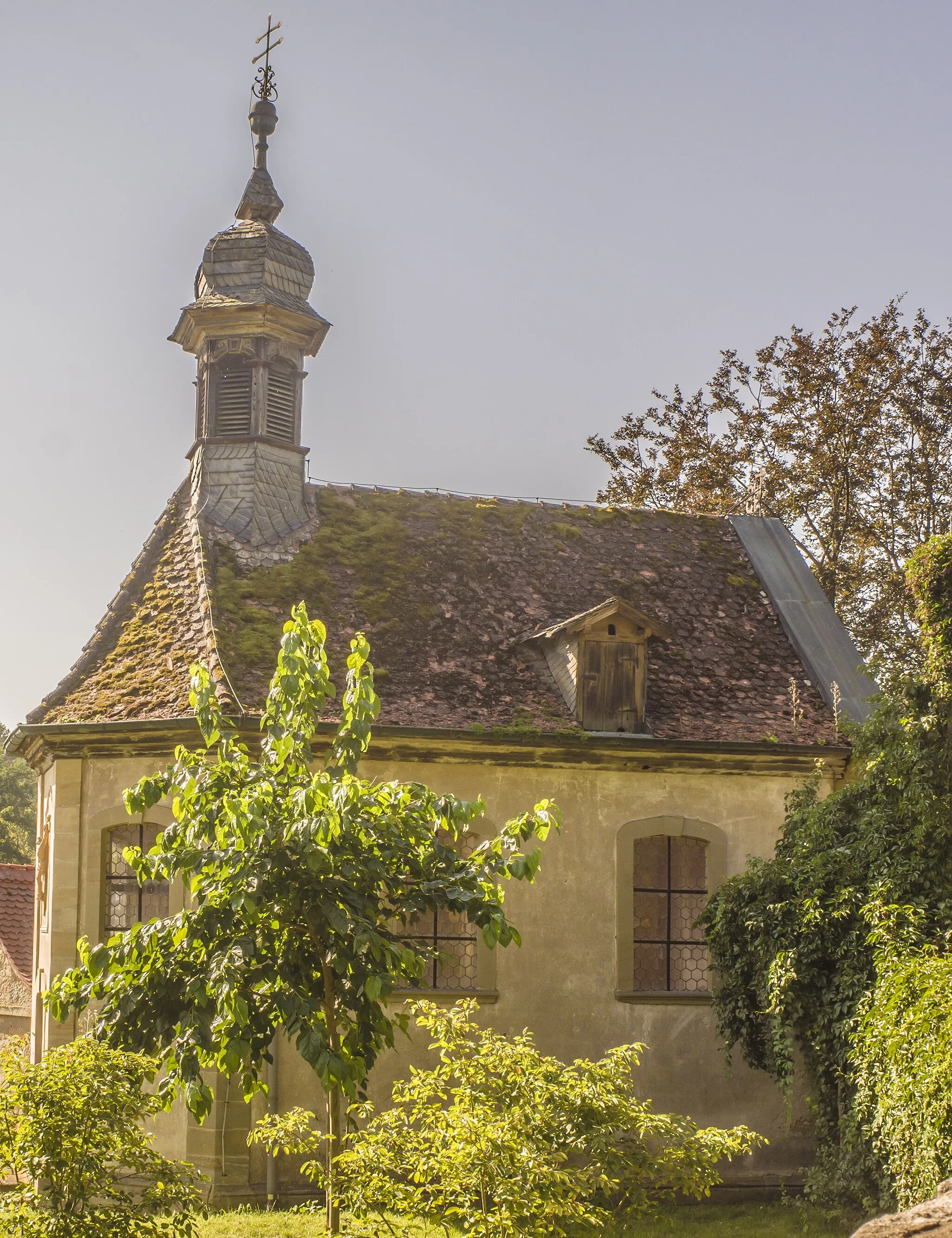 Photo showing: Sandhof, ehemaliges Hofgut der Bamberger Jesuiten; Franz-Xaver-Kapelle