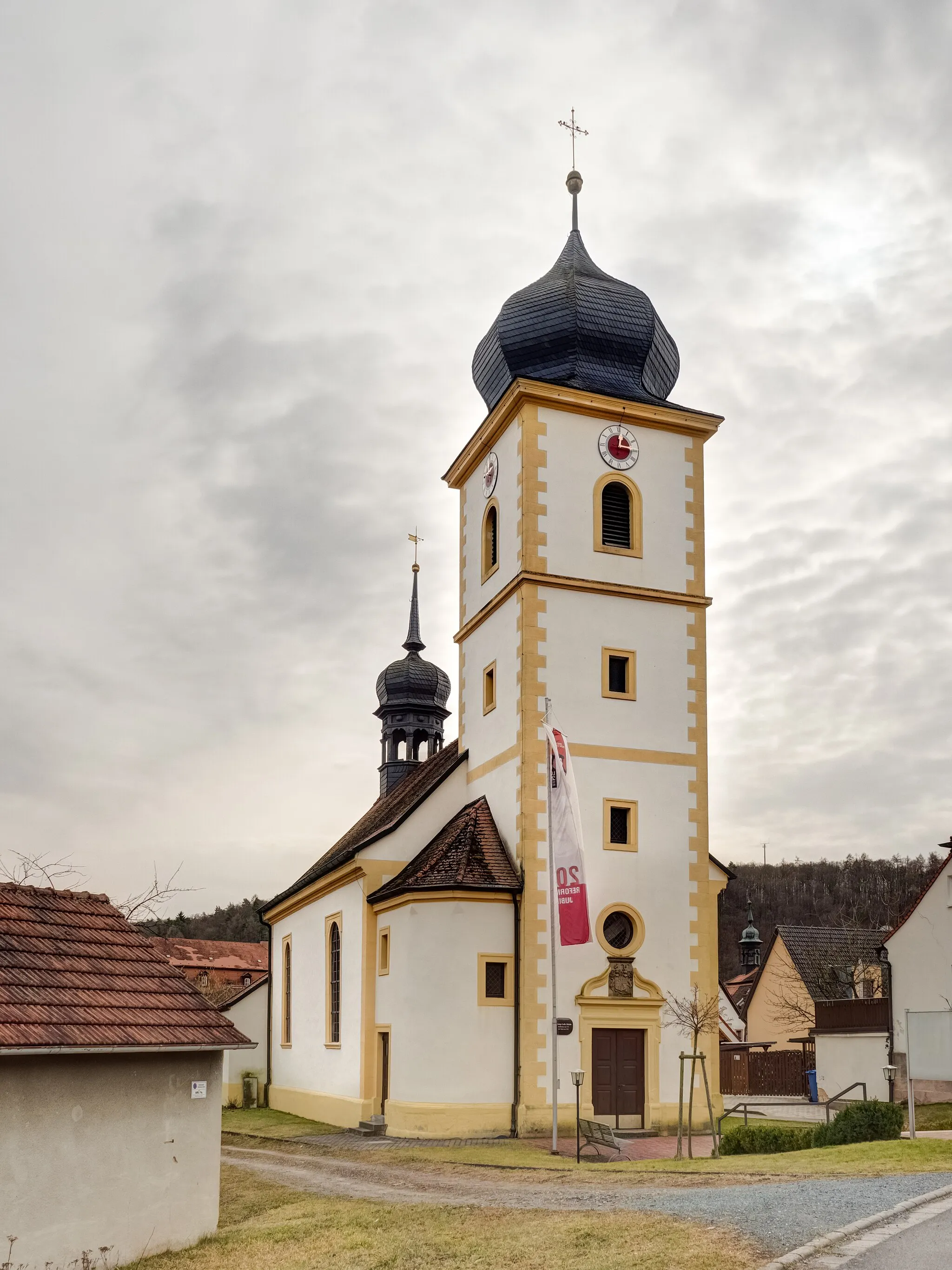 Photo showing: Protestant church in Gleisenau in the district Hassberge