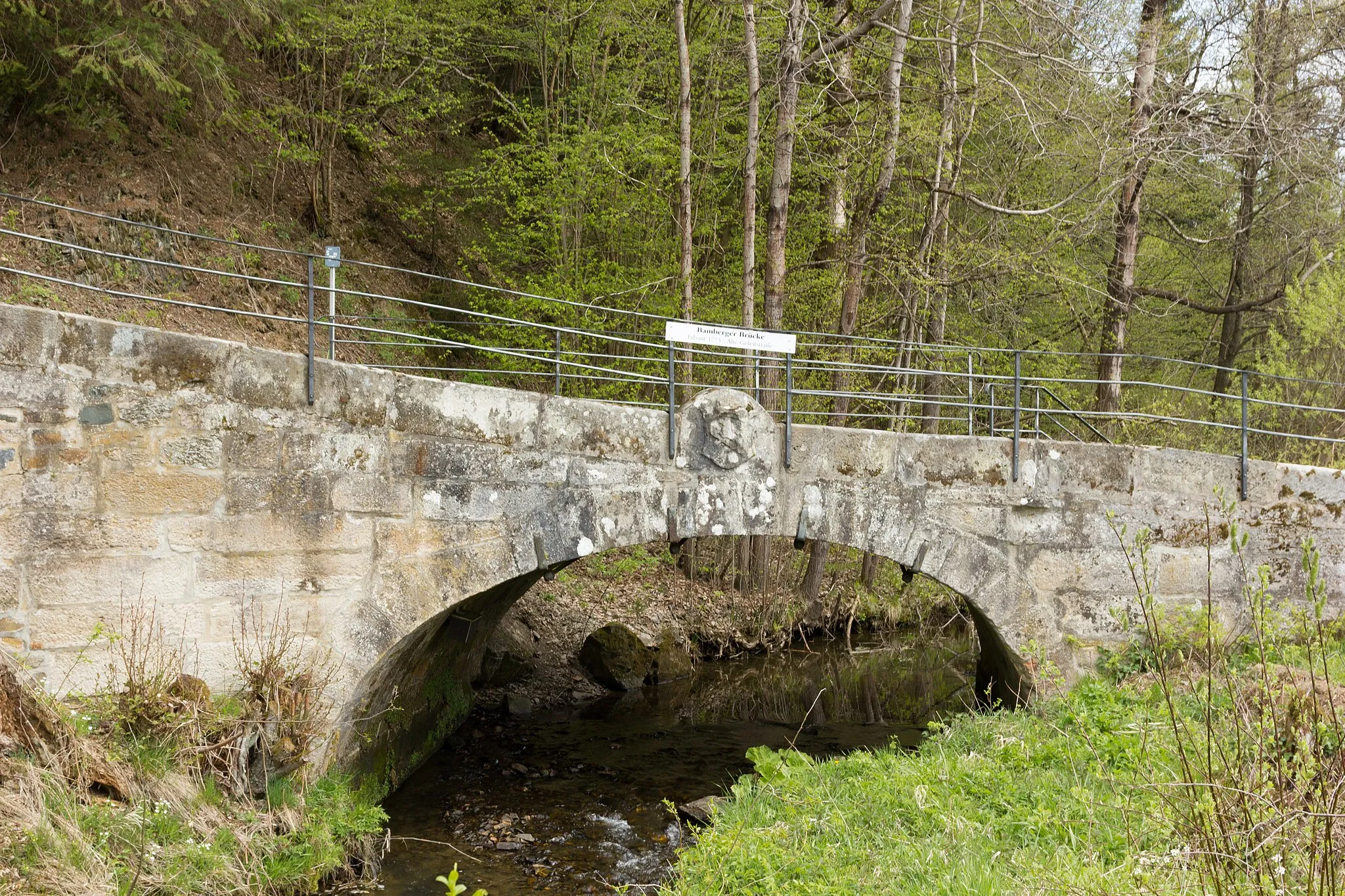Photo showing: Bamberger Brücke über die Thiemitz erbaut 1773
