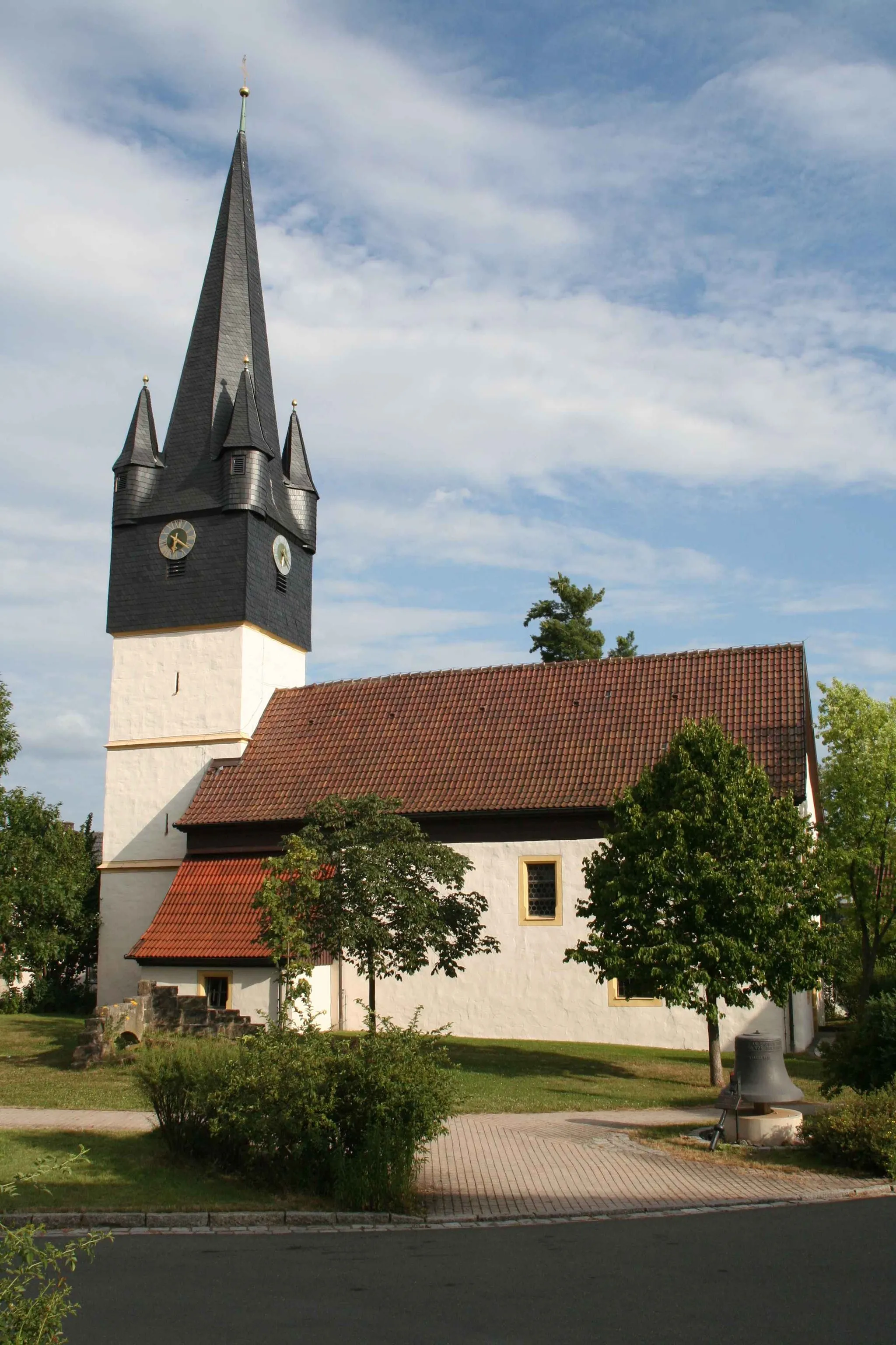 Photo showing: ev. Kirche Grub am Forst evangelische Stadtkirche in Grub am Forst,  Landkreis Coburg