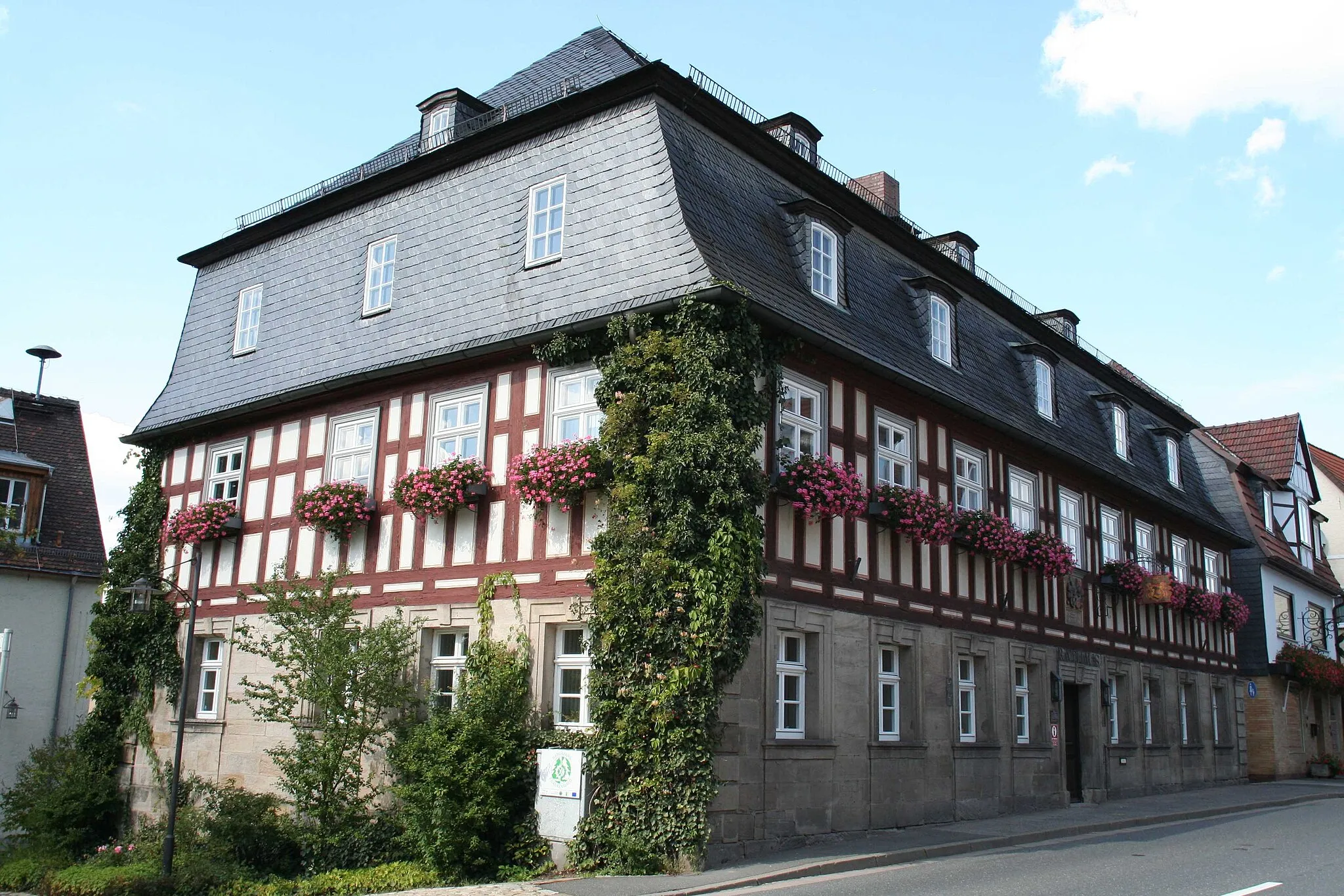 Photo showing: Rathaus Mitwitz im Landkreis Kronach in Bayern