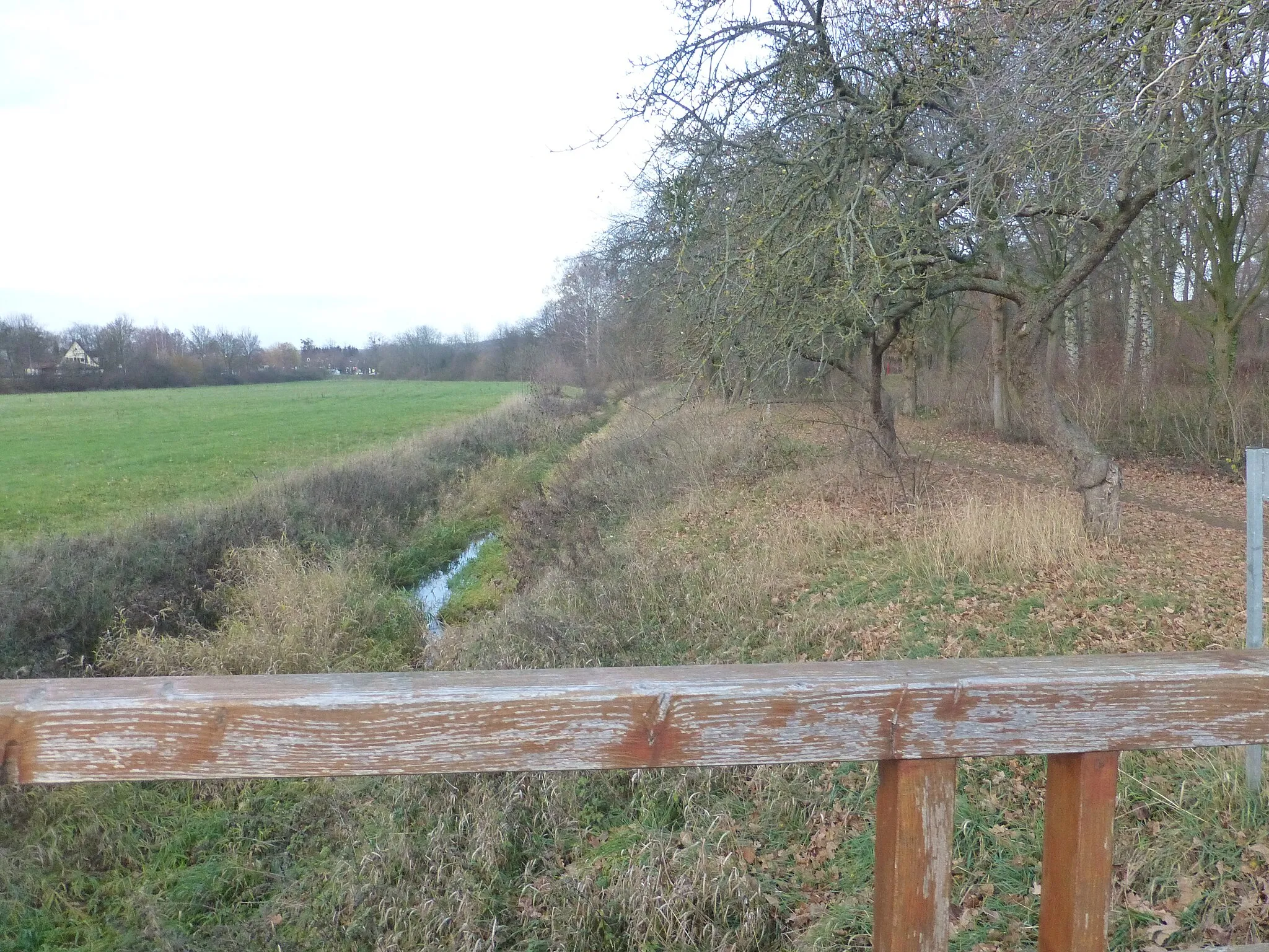 Photo showing: Die Suhle kurz vor der Mündung in die Hahle