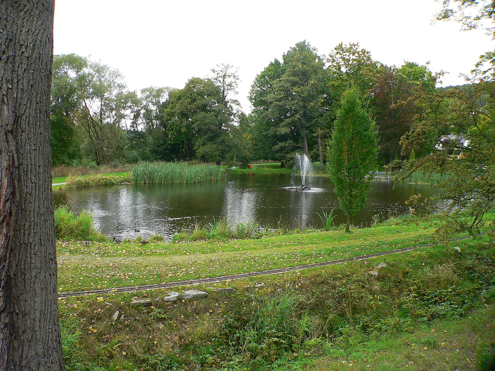 Photo showing: Schlosspark in Naila-Froschgrün, Bayern, Regierungsbezirk Oberfranken, Landkreis Hof