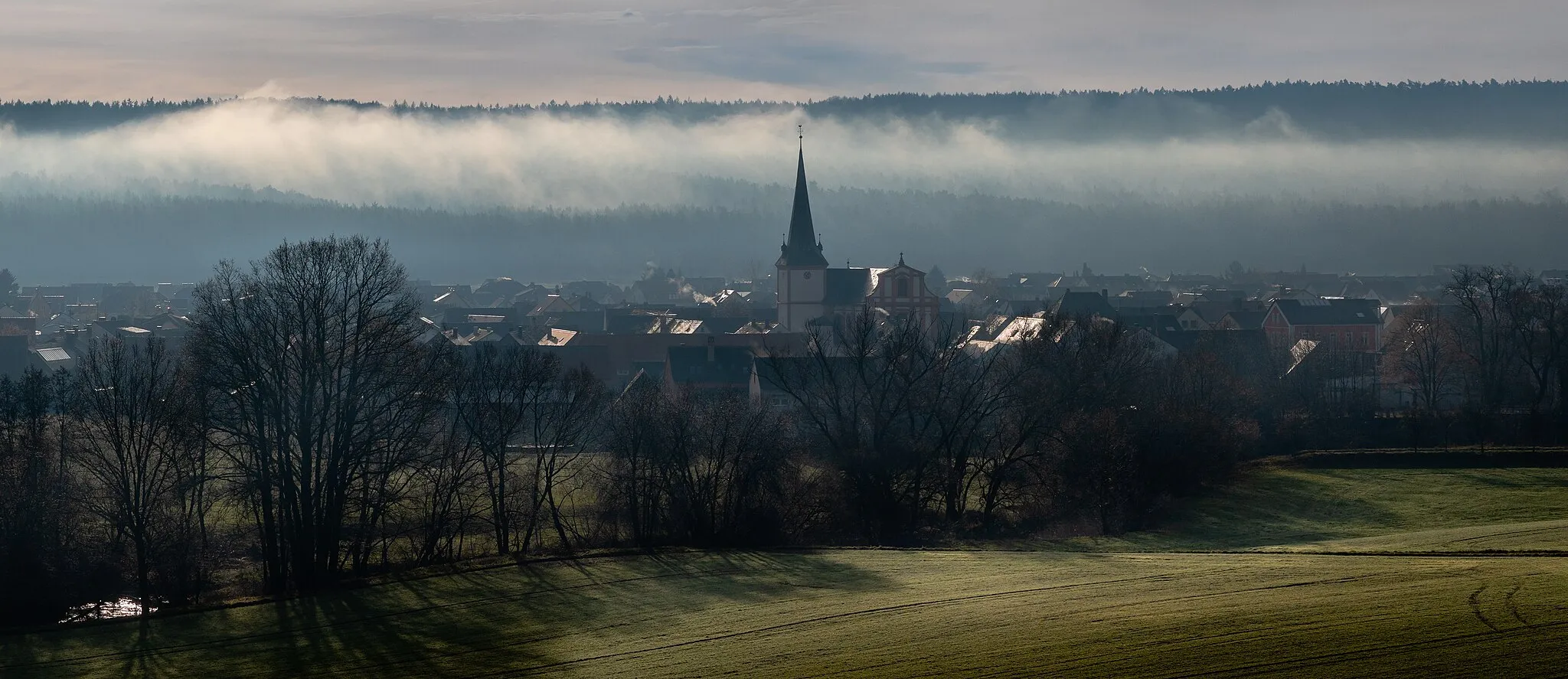 Photo showing: View of Pettstadt in the district of Bamberg