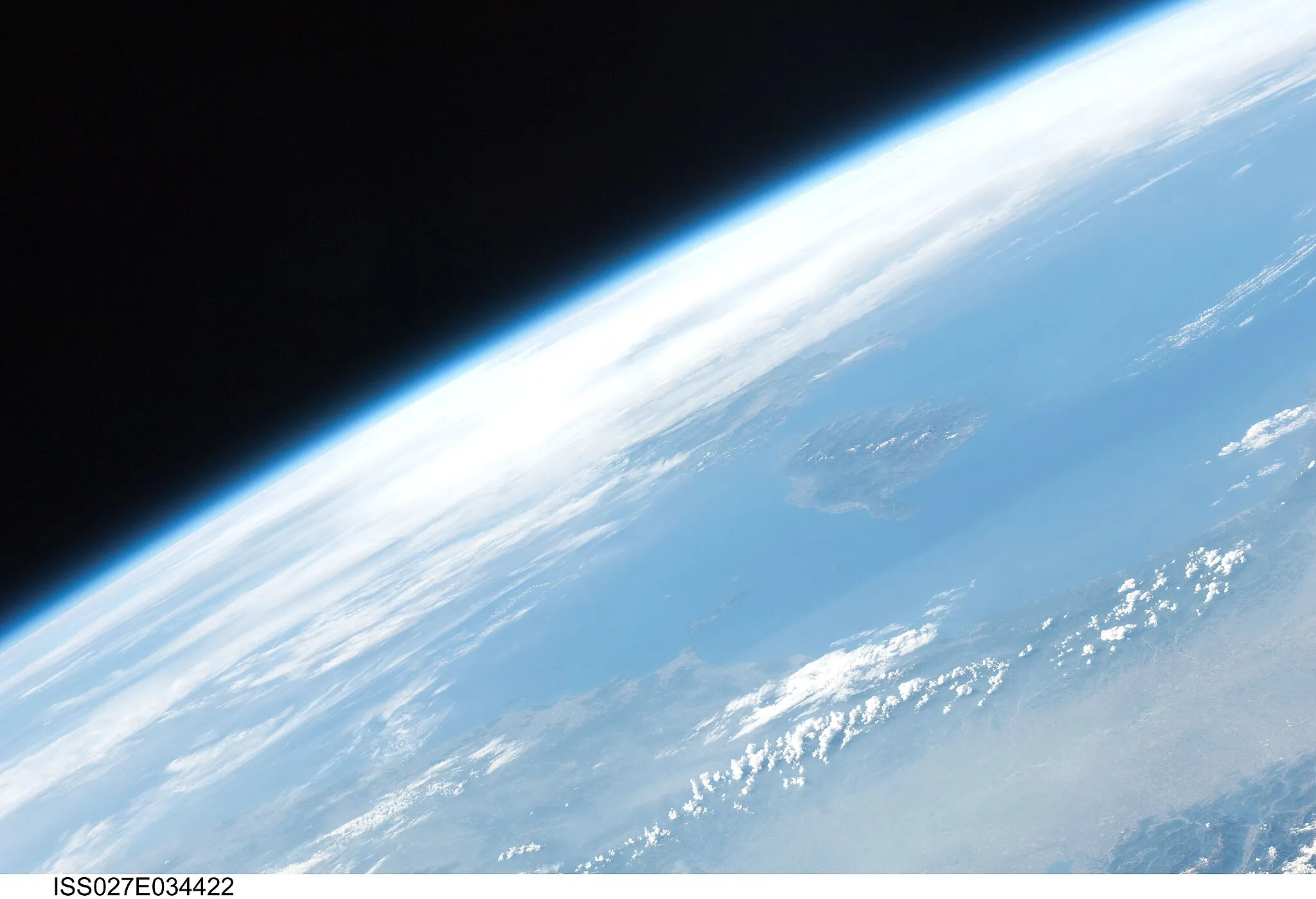 Photo showing: View of Italy taken during ISS Expedition 27.