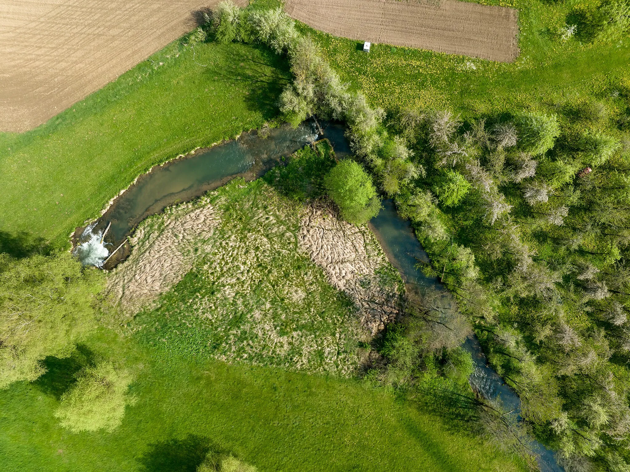 Photo showing: The Trubach near Lützelsdorf in Franconian Switzerland