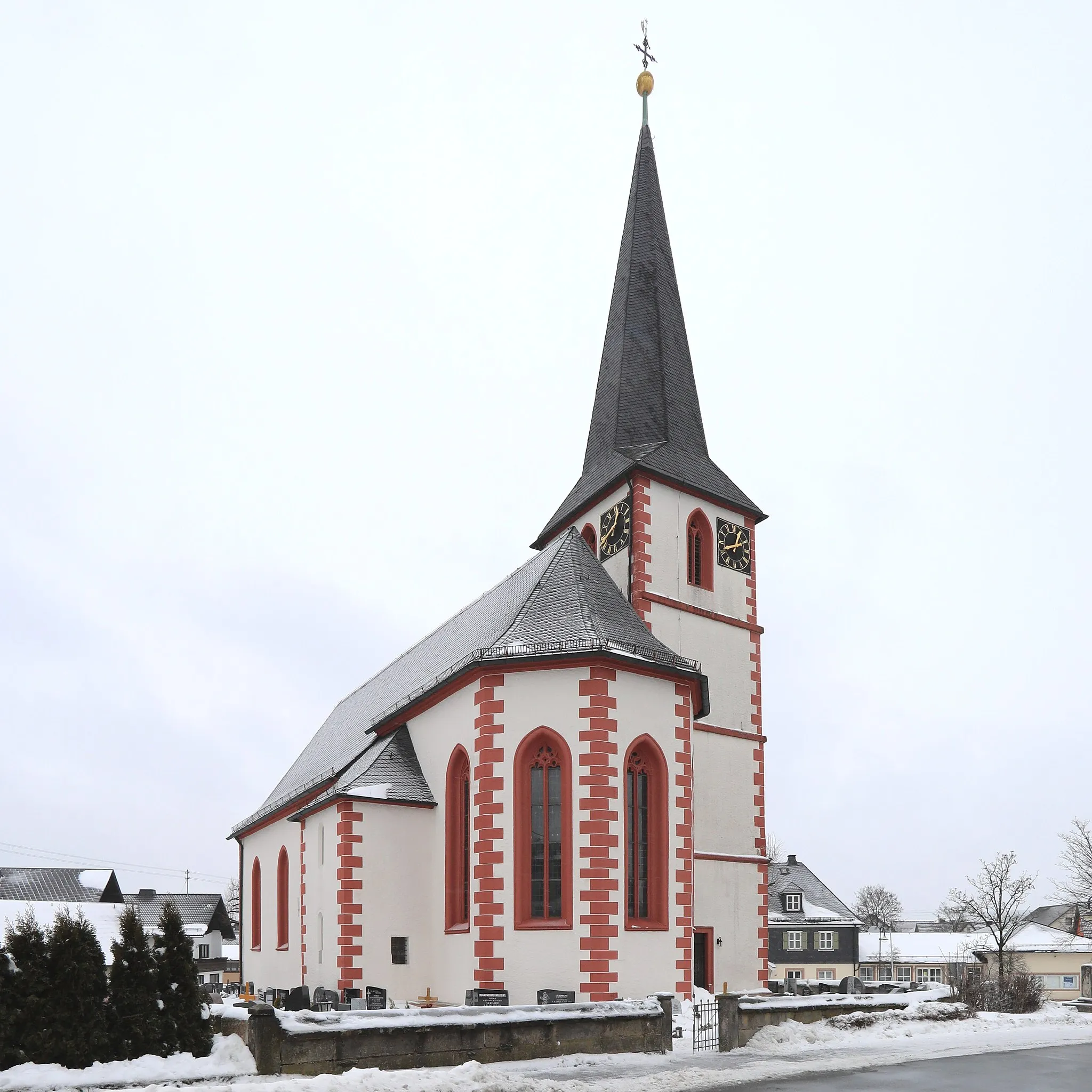 Photo showing: Katholische Kirche St. Laurentius in Neufang