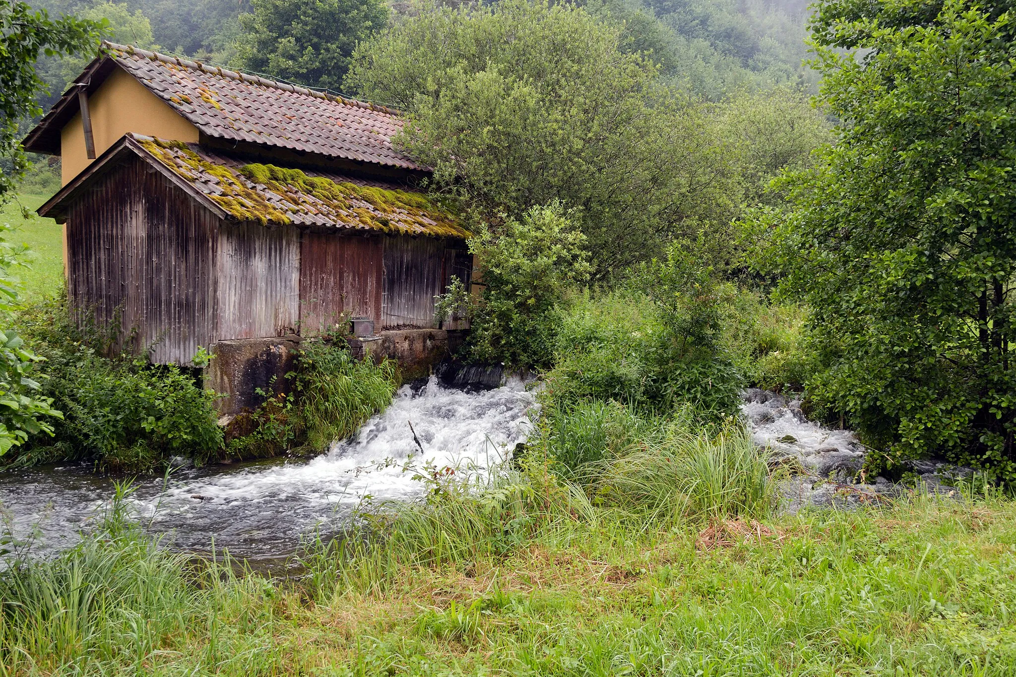 Photo showing: Aufsesstal bei Kuchenmühle, LSG "Fränkische Schweiz - Veldensteiner Forst" im Regierungsbezirk Oberfranken