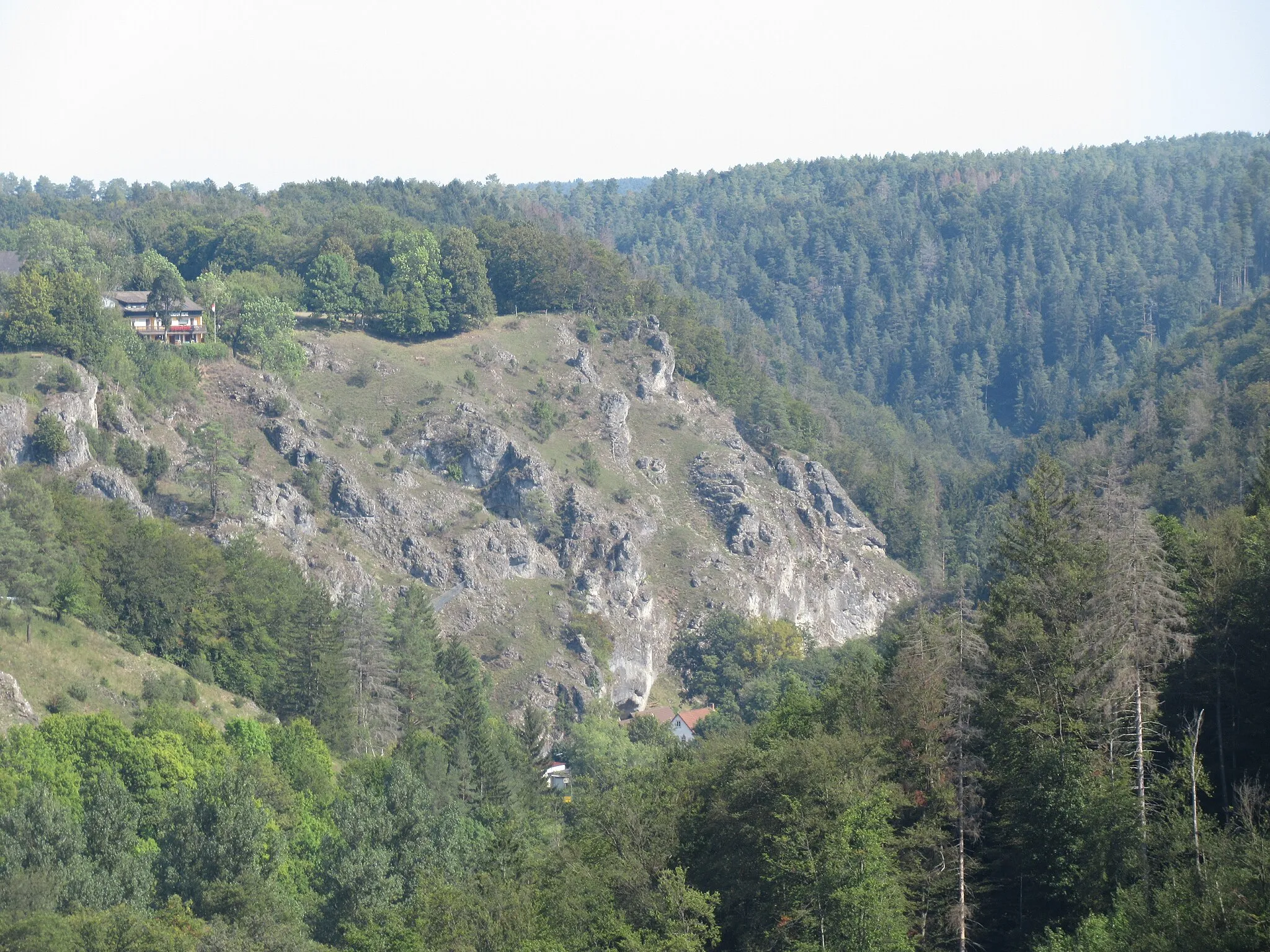 Photo showing: Blick vom Heideknock zum Viktoriafelsen und Umgebung
