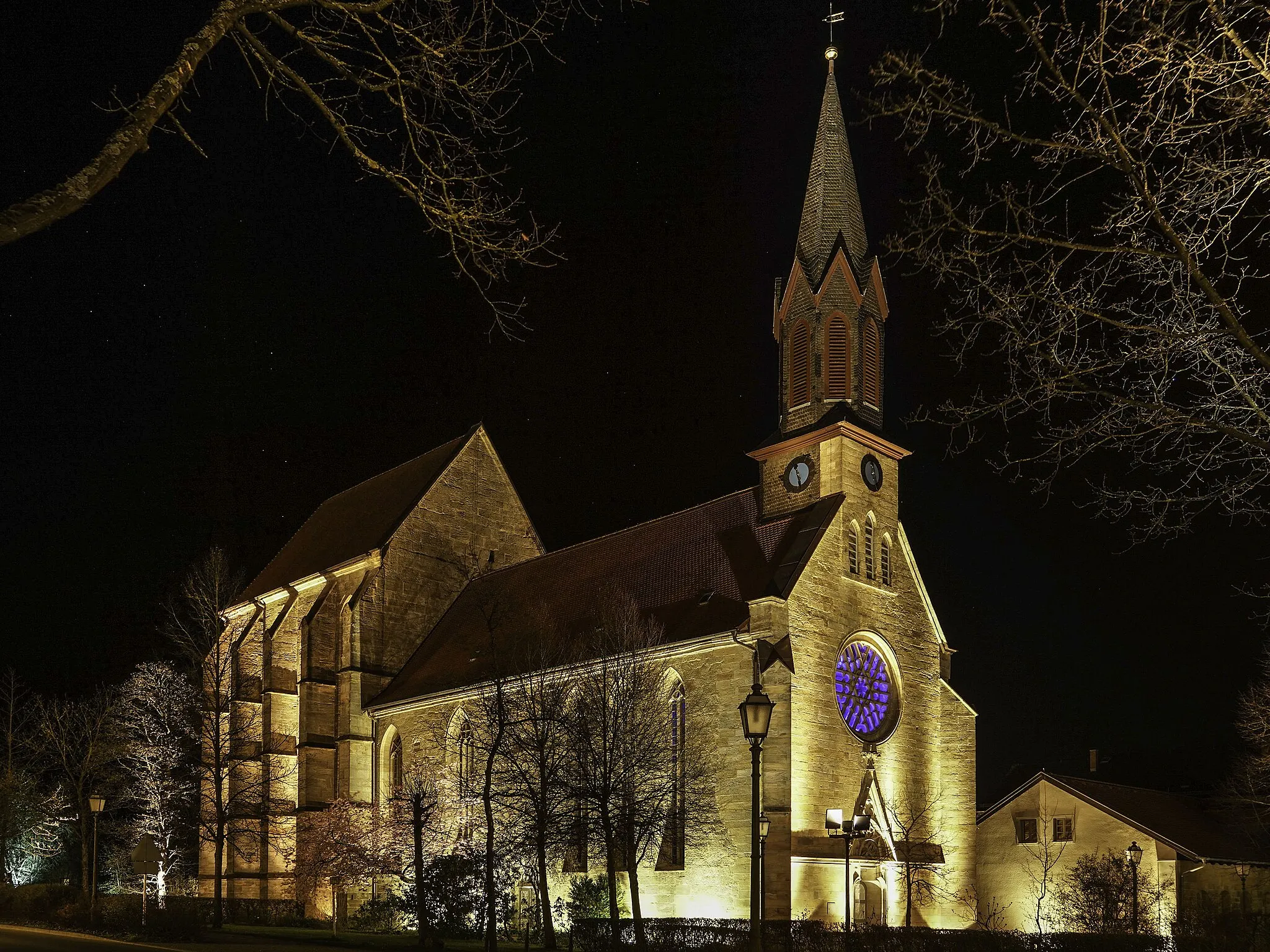 Photo showing: Die Klosterkirche Sonnefeld