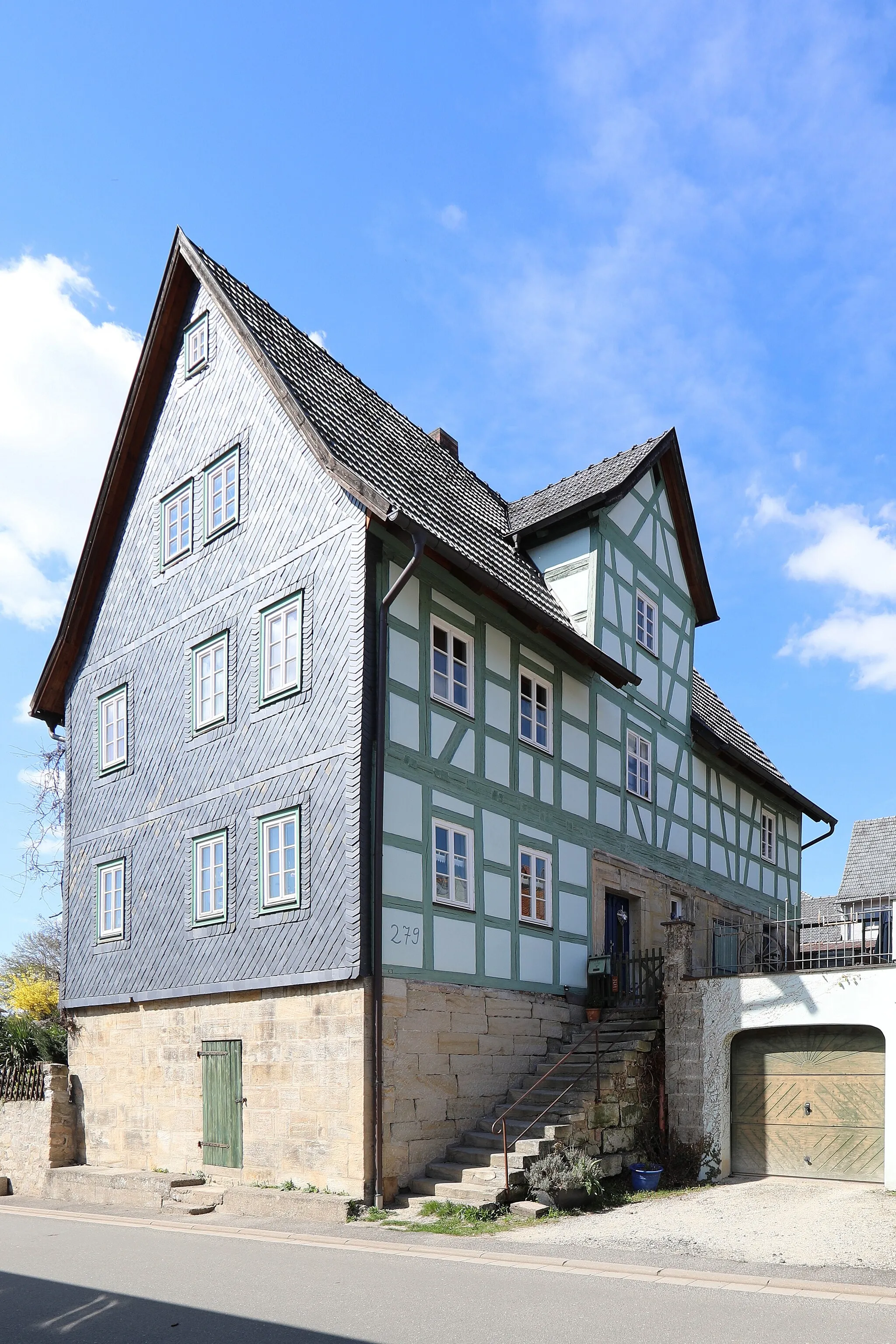 Photo showing: Fachwerkhaus in Seidmannsdorf, Coburg