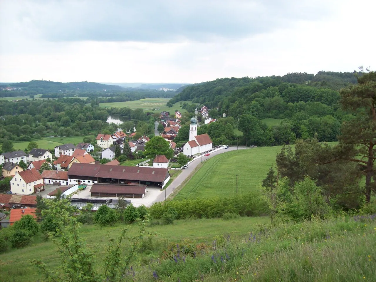 Photo showing: Sicht auf einen Teil von Premberg.