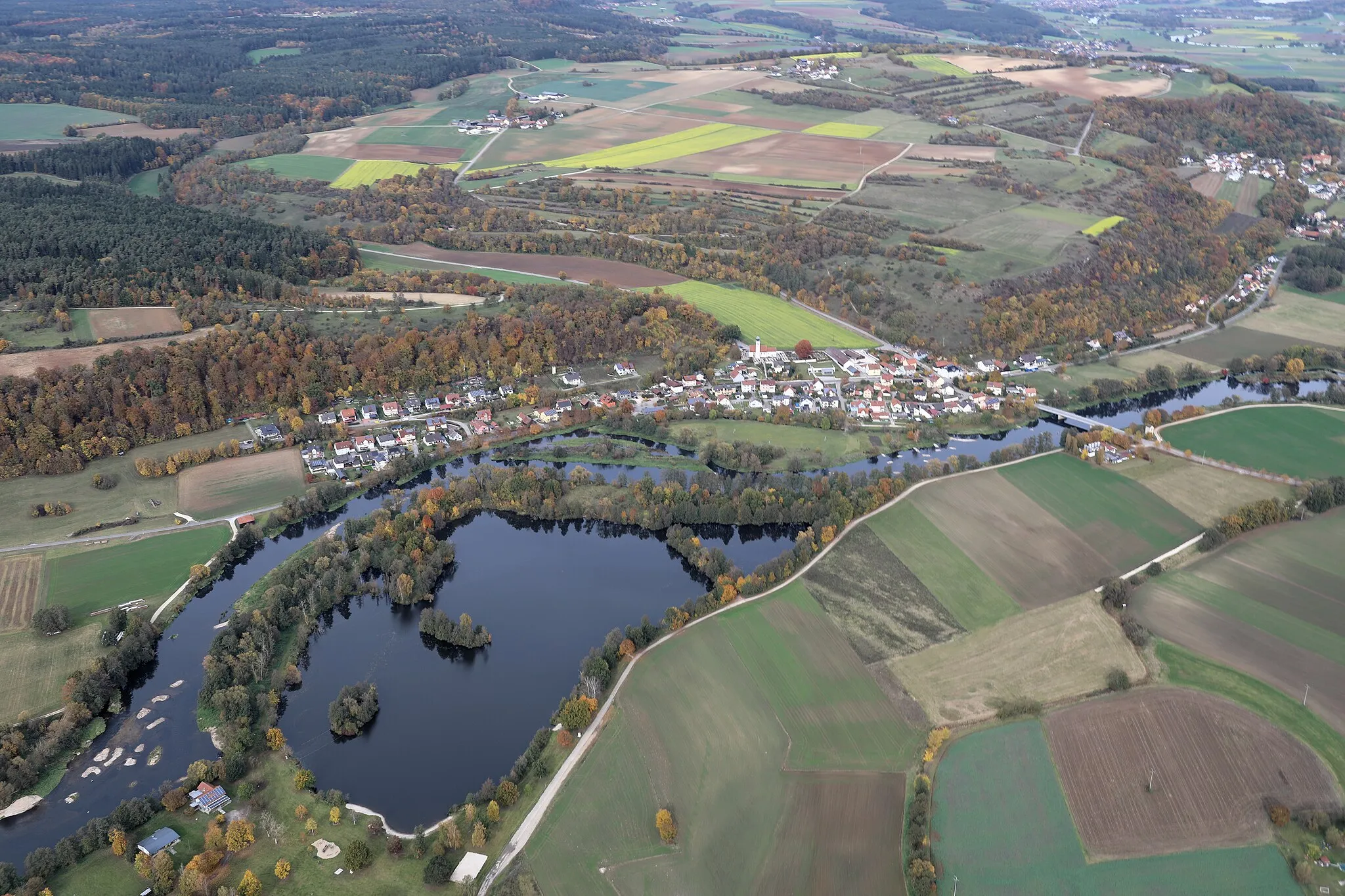 Photo showing: Premberg am Fluss Naab, Stadt Teublitz, Landkreis Schwandorf, Oberpfalz, Bayern