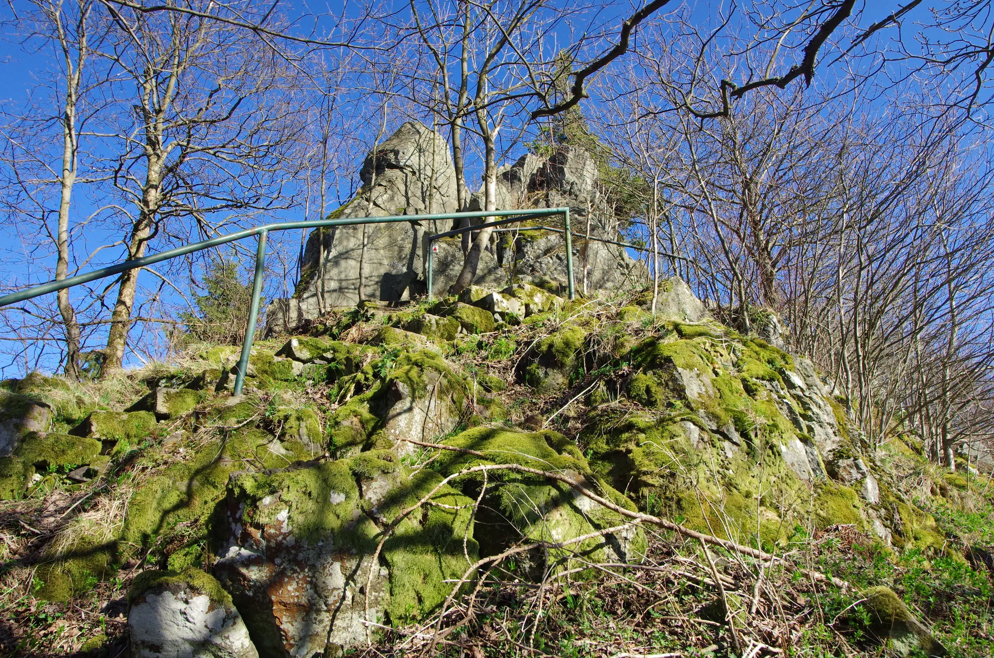 Photo showing: Přírodní rezervace Podhorní vrch, vyhlídkový vrchol, okres Cheb