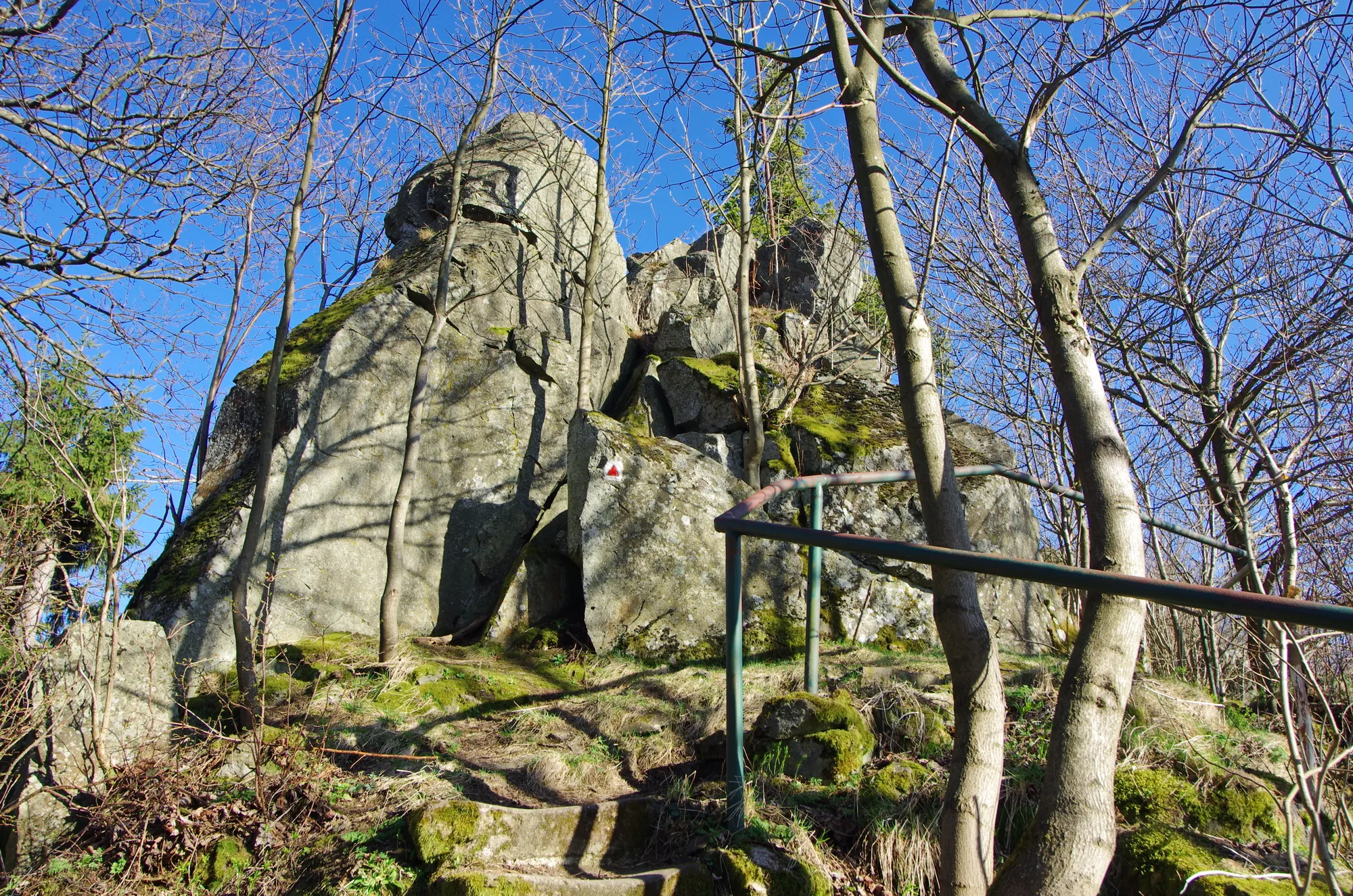 Photo showing: Přírodní rezervace Podhorní vrch, vyhlídkový vrchol, okres Cheb