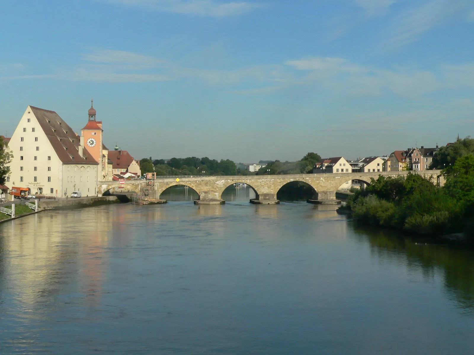 Photo showing: Die Donau bei Regensburg