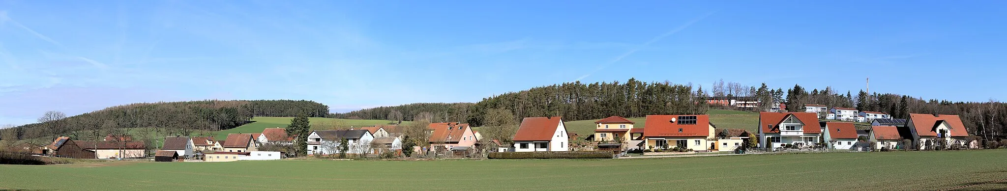 Photo showing: Bergelshof (Panoramaaufnahme), Stadt Nabburg, Landkreis Schwandorf, Oberpfalz, Bayern