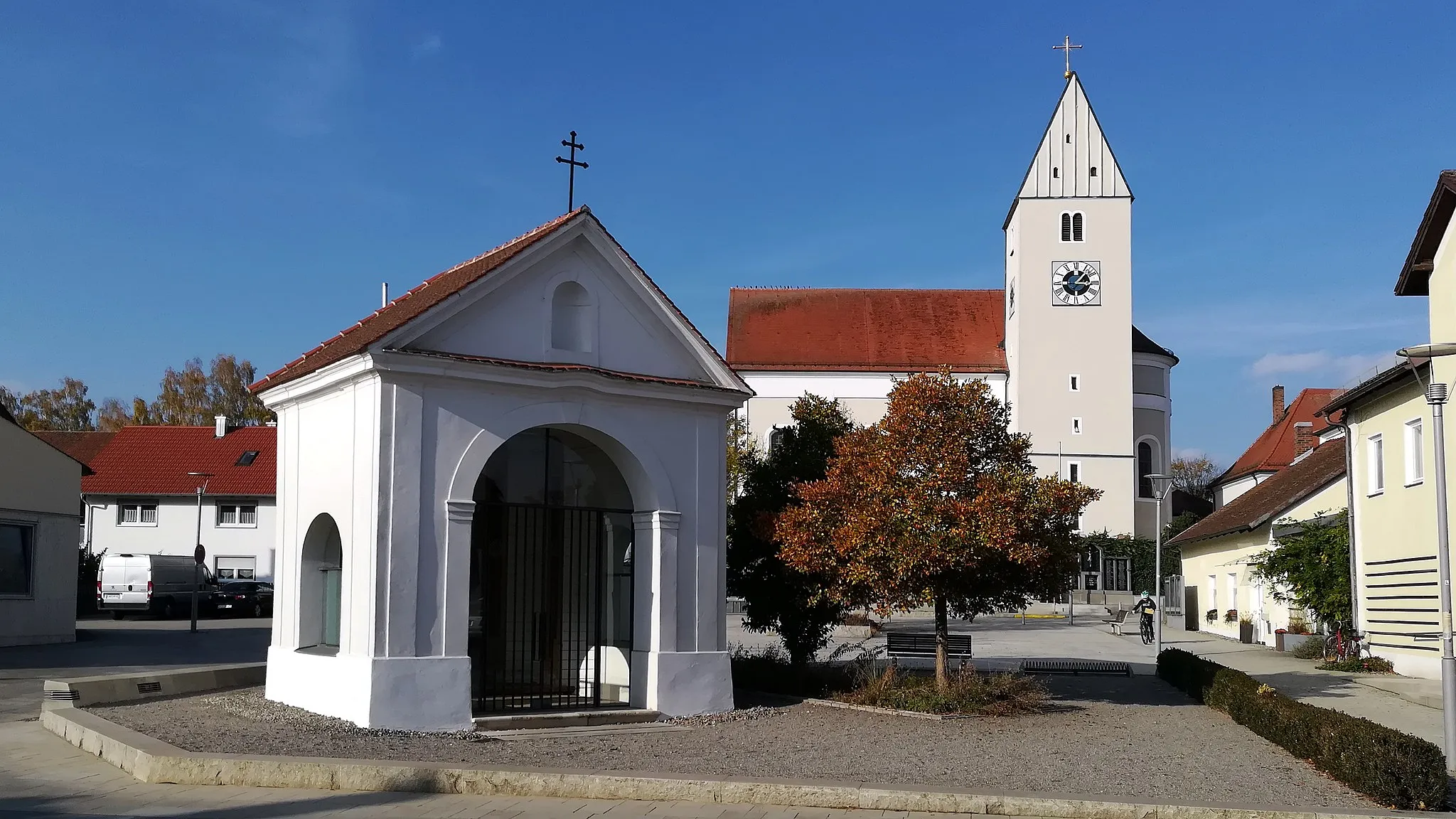 Photo showing: Kapelle heiliger Johannes Nepomuk in Alteglofsheim.