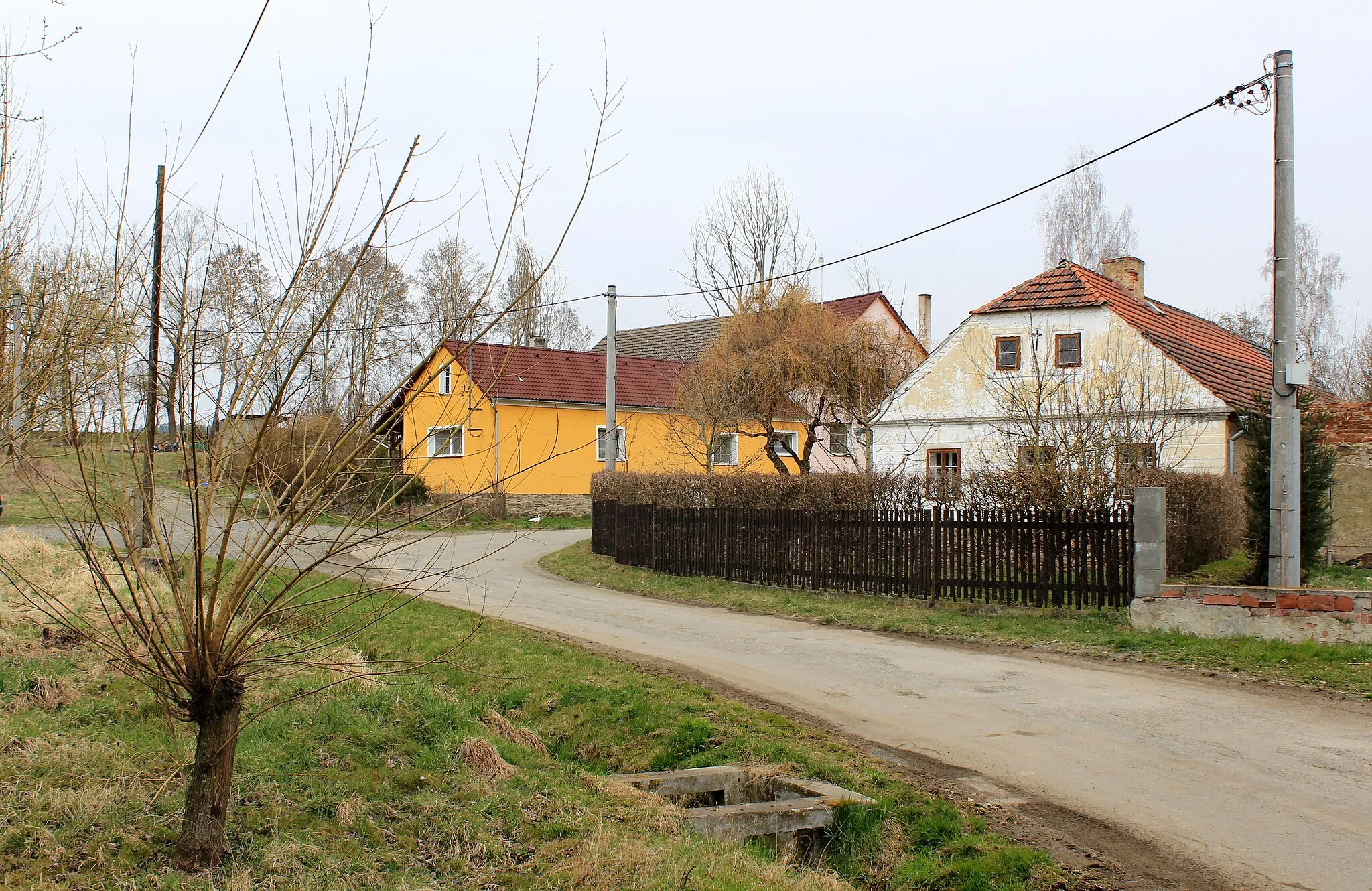 Photo showing: North part of Roudná, part of Srby village, Czech Republic.