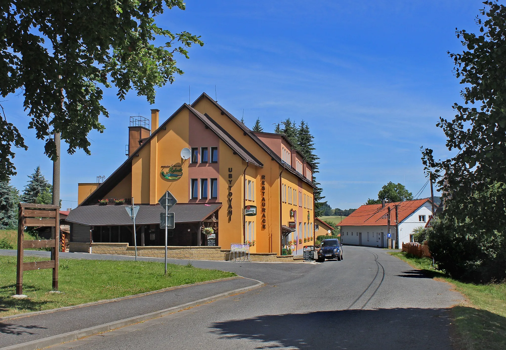 Photo showing: Restaurant in Rybník, Czech Republic.