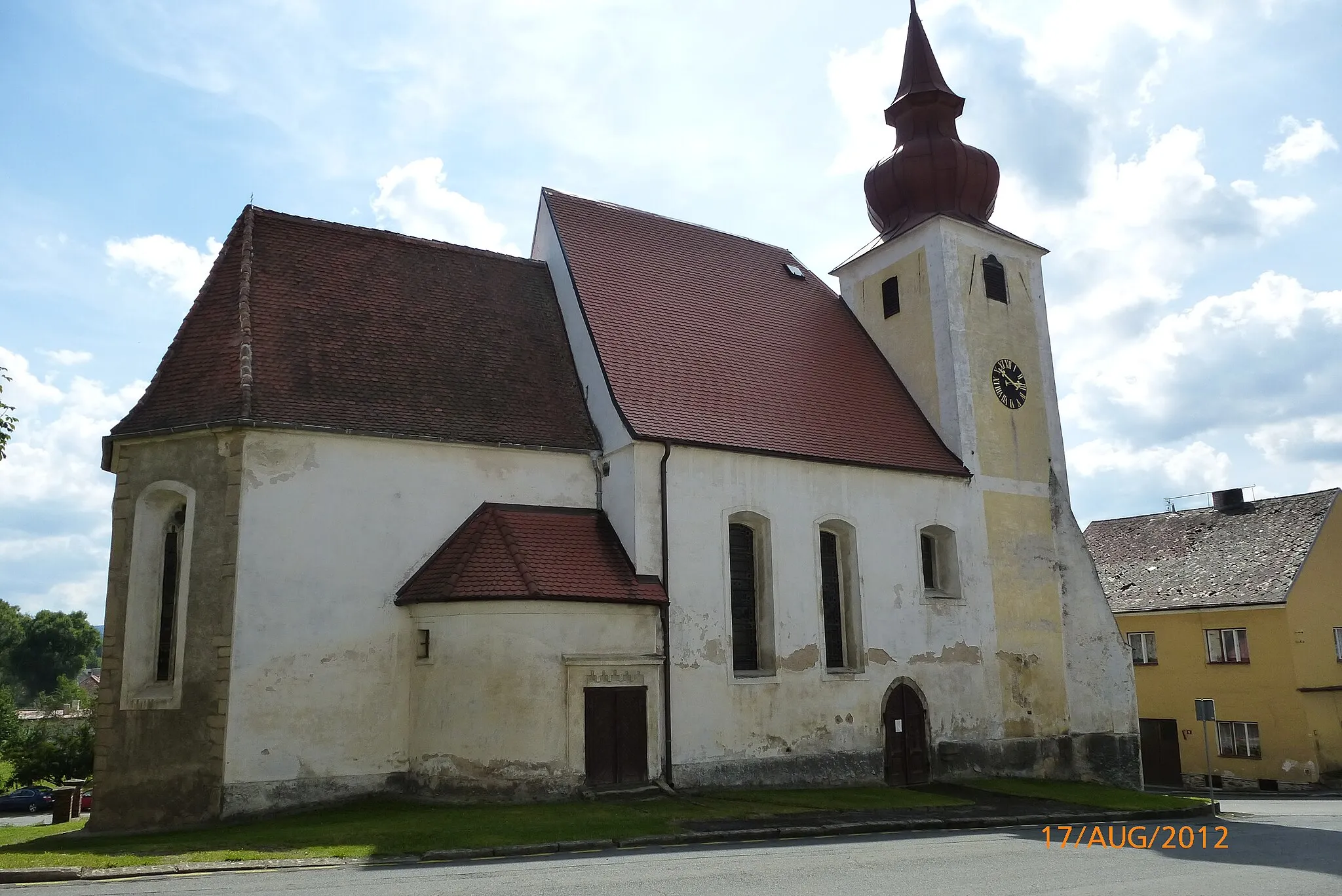 Photo showing: Poběžovice Curch