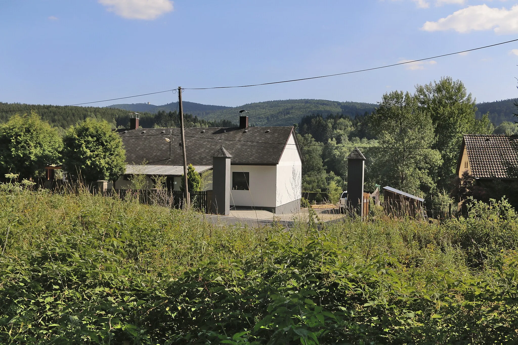 Photo showing: Černá Řeka, part of Klenčí pod Čerchovem, Czech Republic.