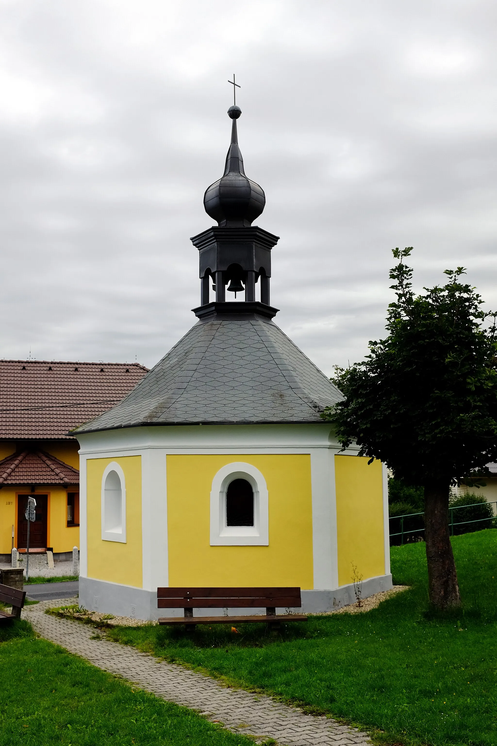 Photo showing: Chodov u Domažlic, kaple sv. Jana Křtitele, Český les, okres Domažlice