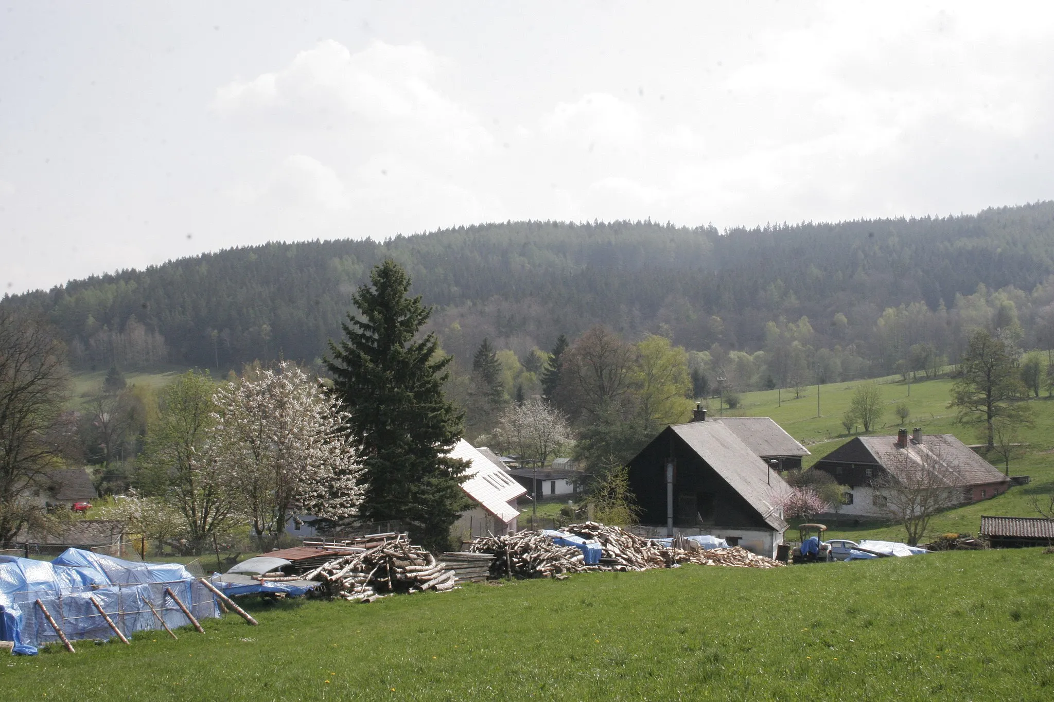 Photo showing: obec Skelná Huť (Chudenín),okres Klatovy, Česká republika.