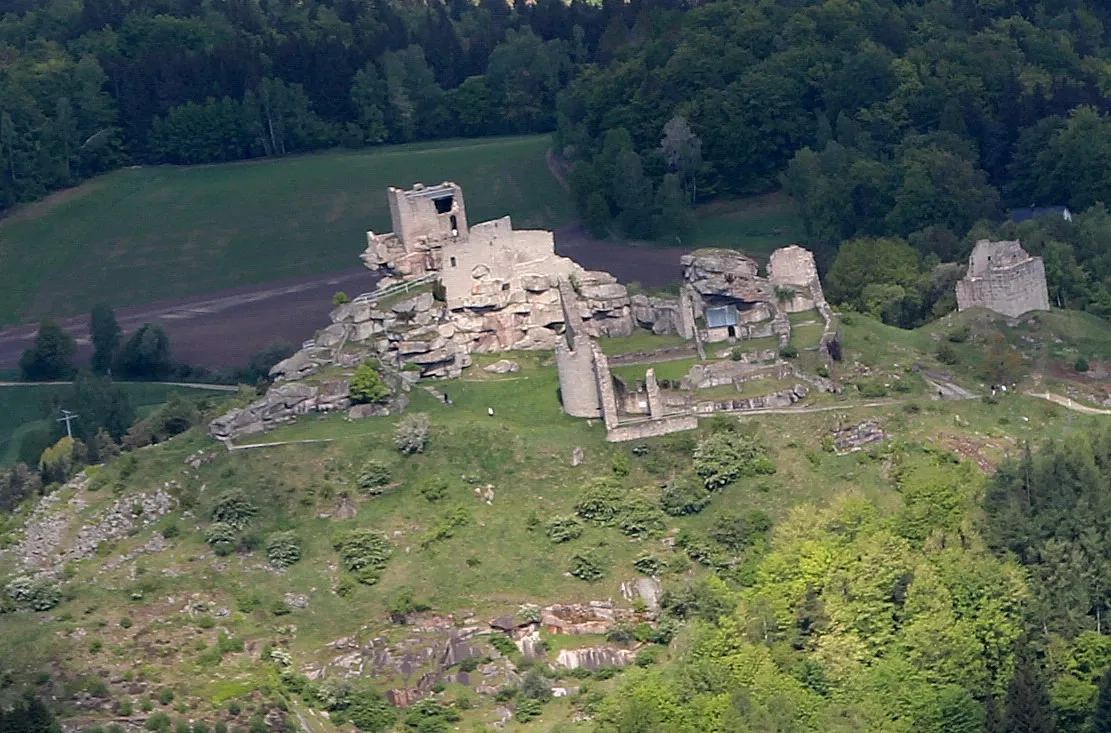 Photo showing: Burgruine Flossenbürg, Landkreis Neustadt an der Waldnaab, Oberpfalz, Bayern (2014)