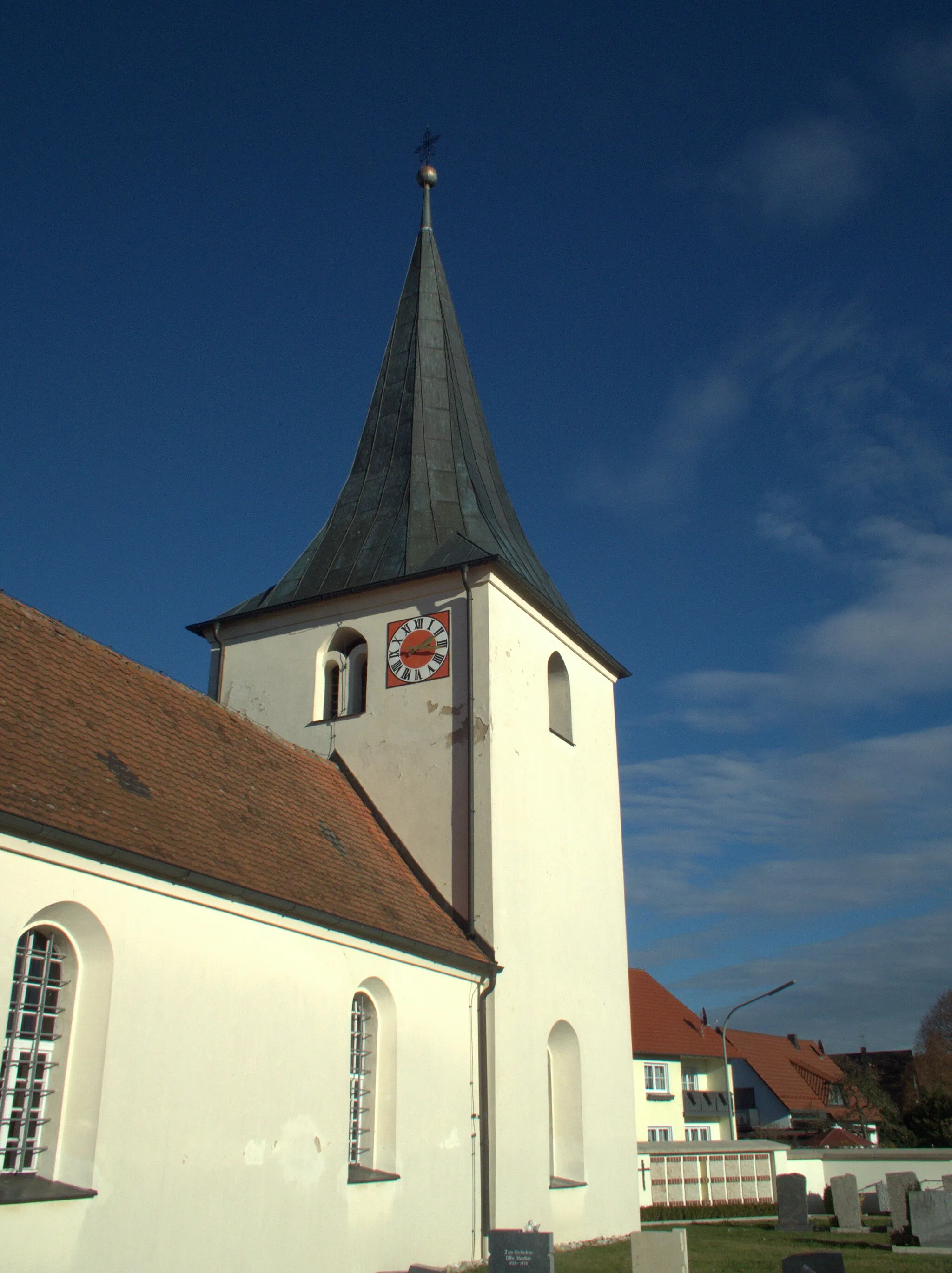 Photo showing: Die evangelische Filialkirche St. Elisabeth in Rocksdorf, Gemeinde Mühlhausen, Kreis Neumarkt: