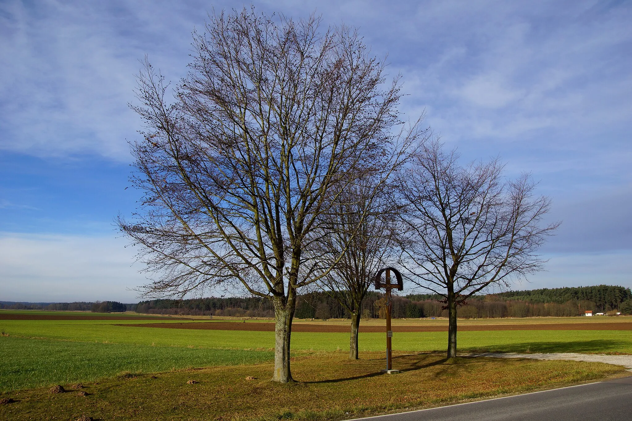 Photo showing: Die Flur zwischen Pavelsbach und An der Heide: