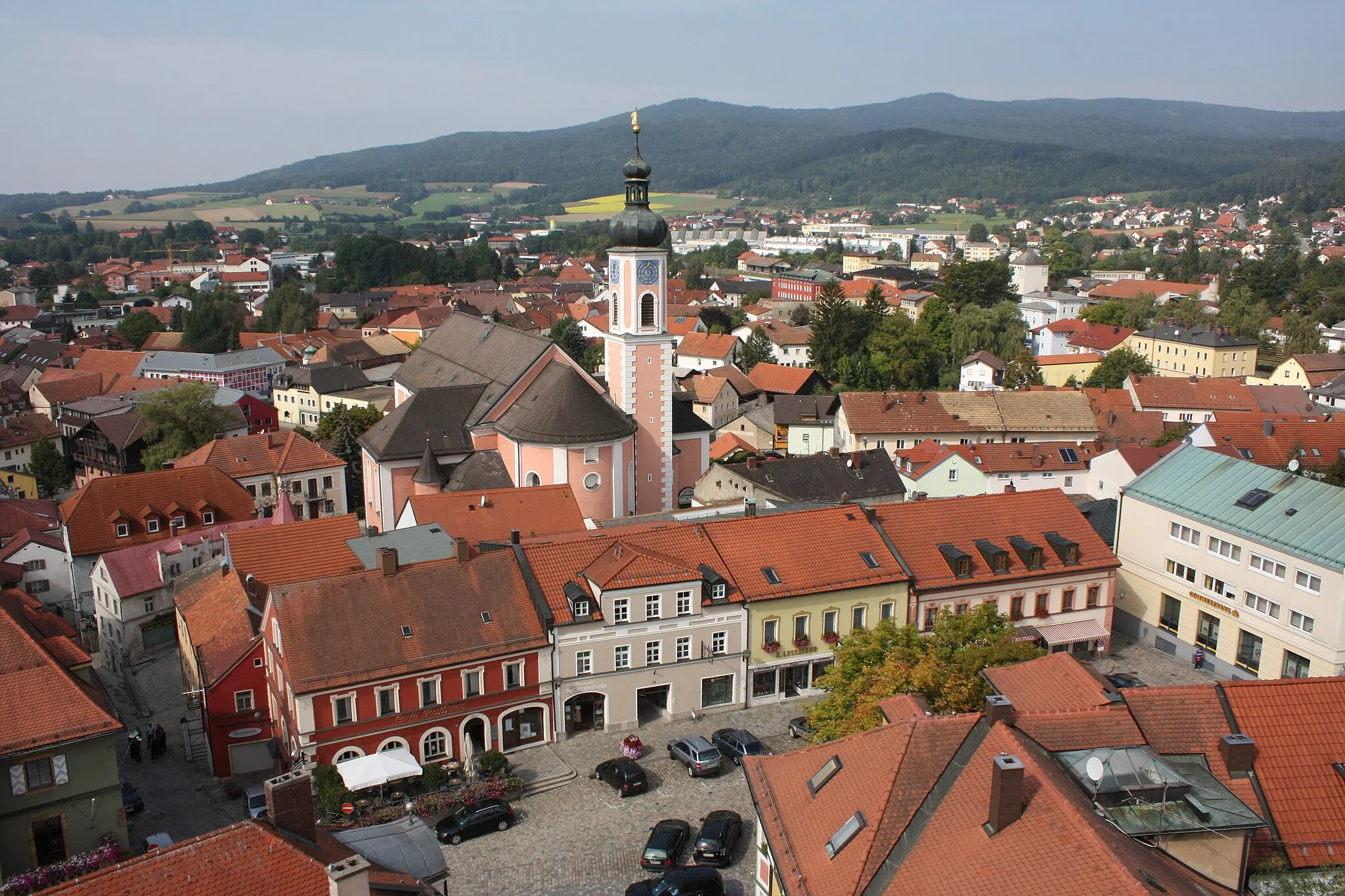 Photo showing: Blick über Furth im Wald, Deutschland